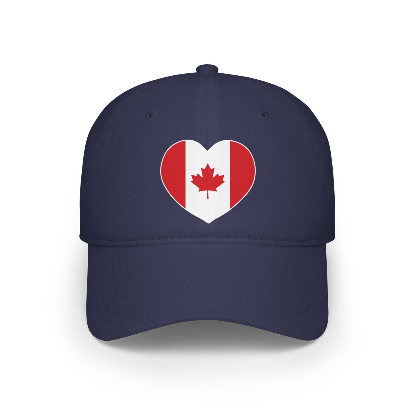 Canada Flag Heart Baseball Cap