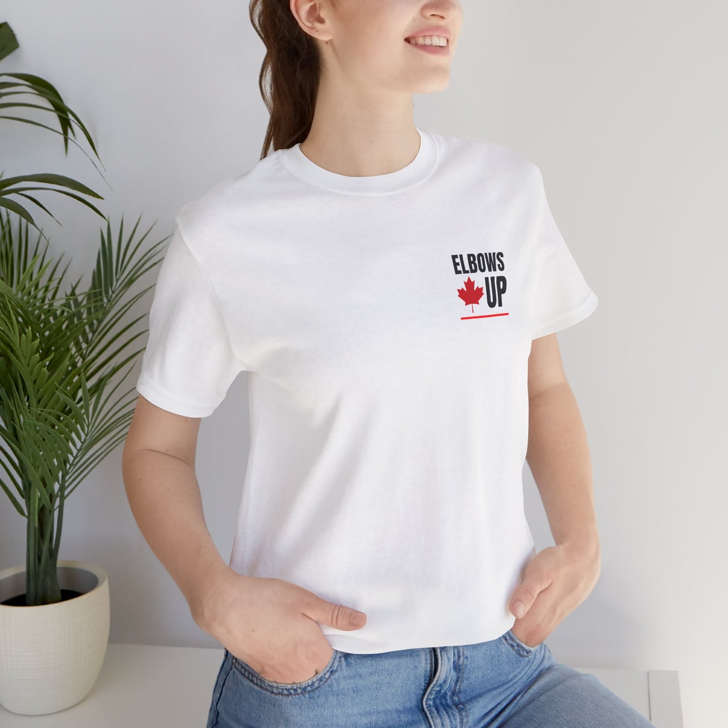 Elbows Up! (Badge) T-Shirt