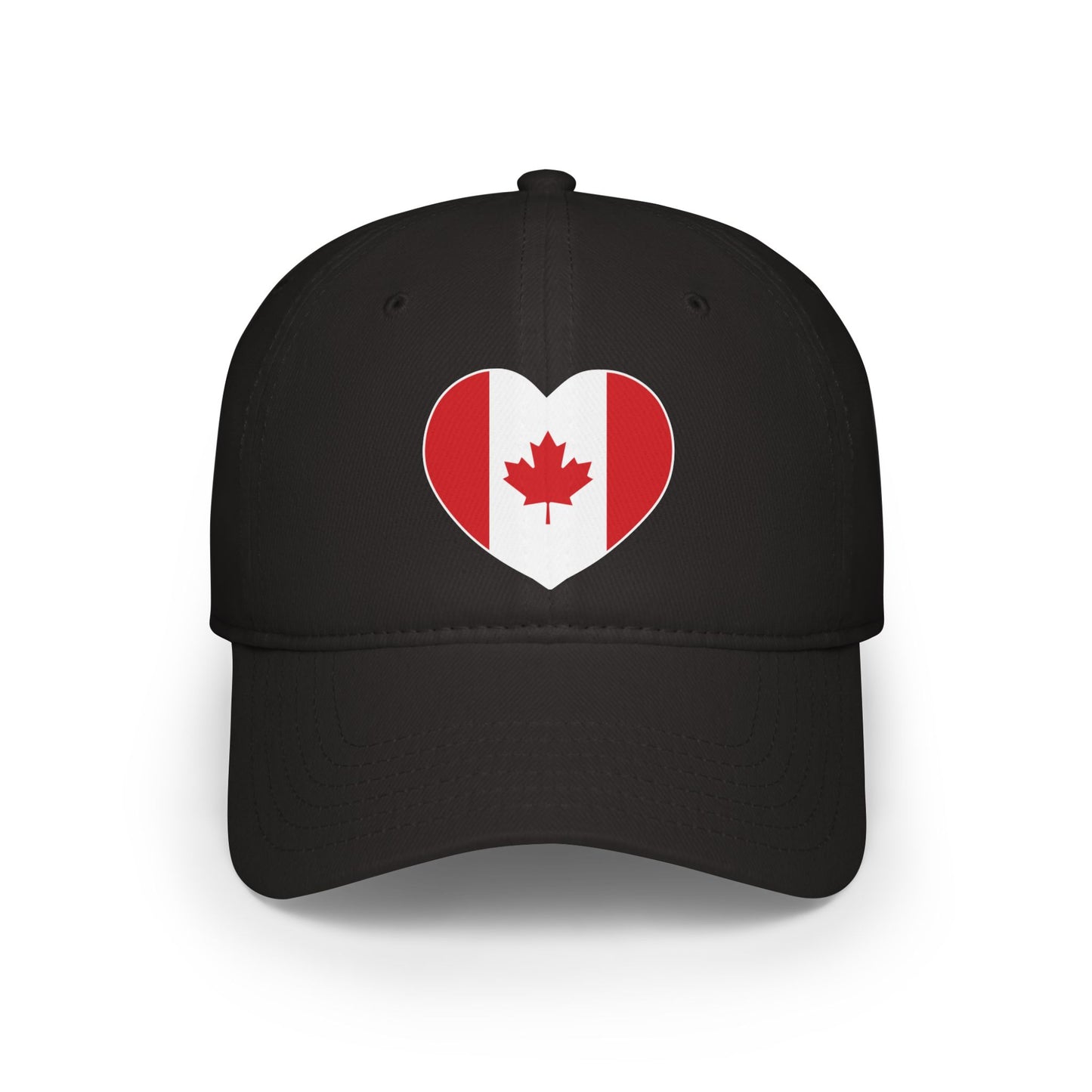Canada Flag Heart Baseball Cap