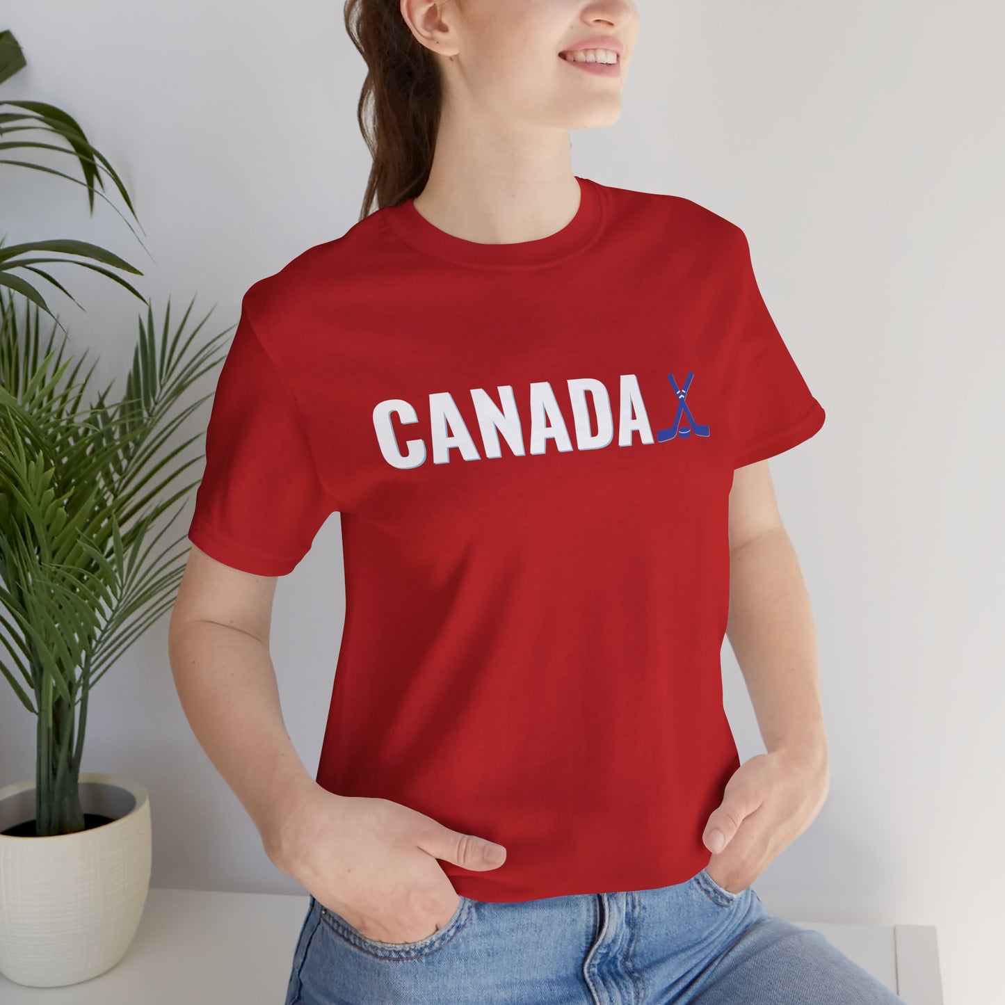 Canadian Hockey Stick T-Shirt