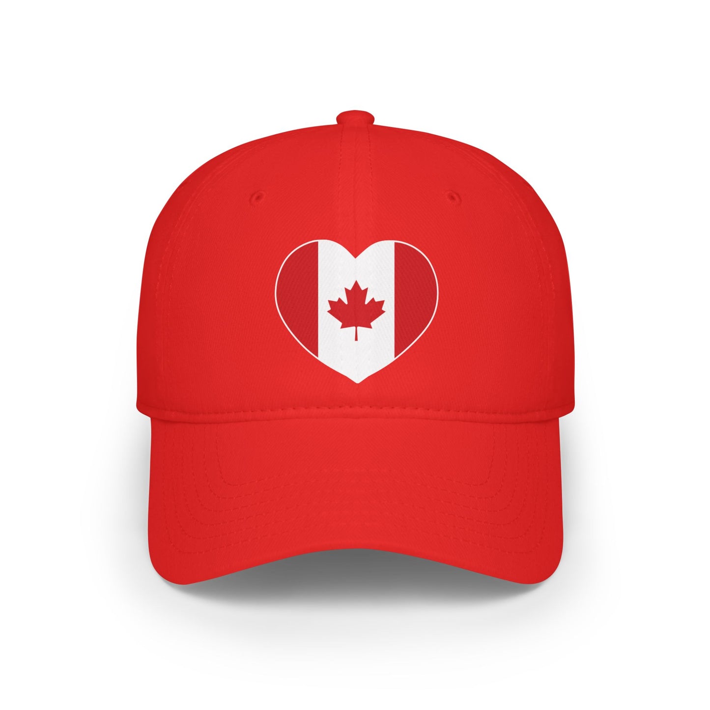 Canada Flag Heart Baseball Cap