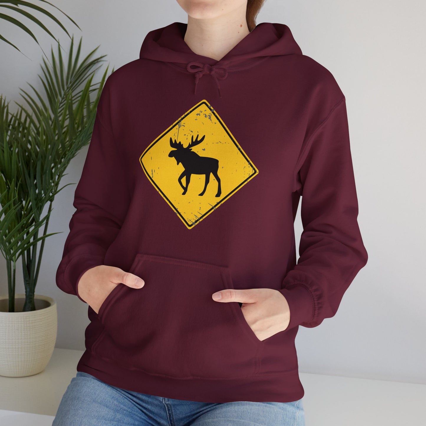 Moose Crossing Hoodie
