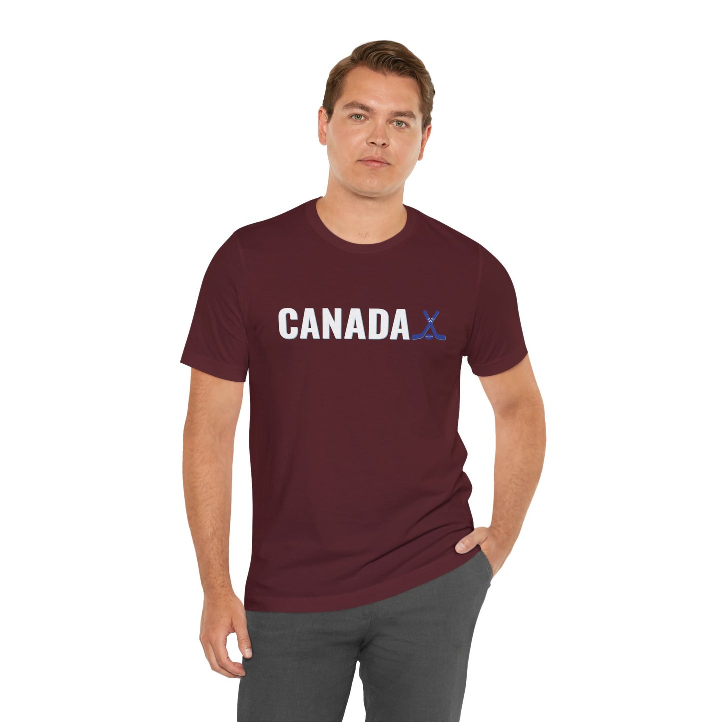 Canadian Hockey Stick T-Shirt
