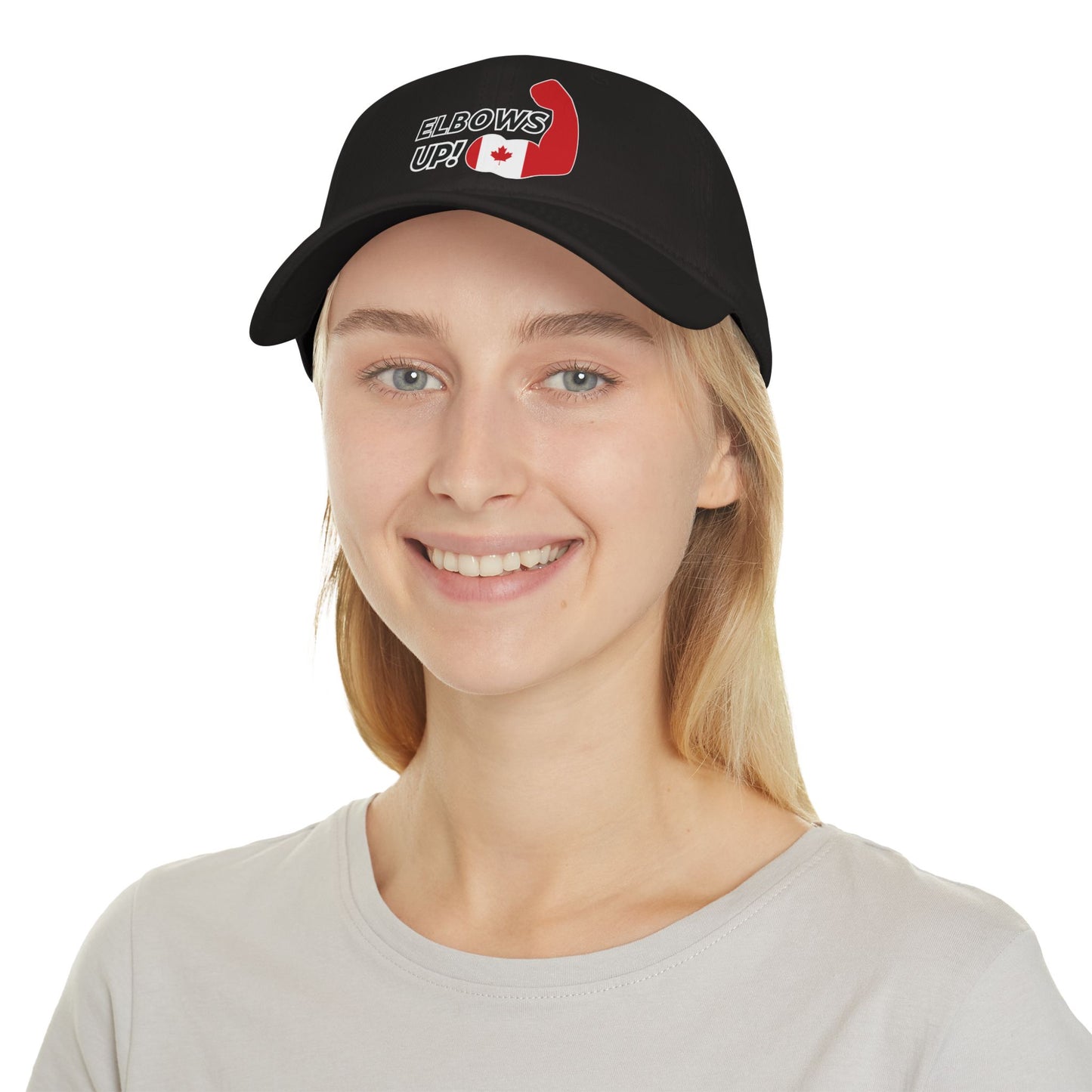 Elbows Up! (Canadian Power) Baseball Cap