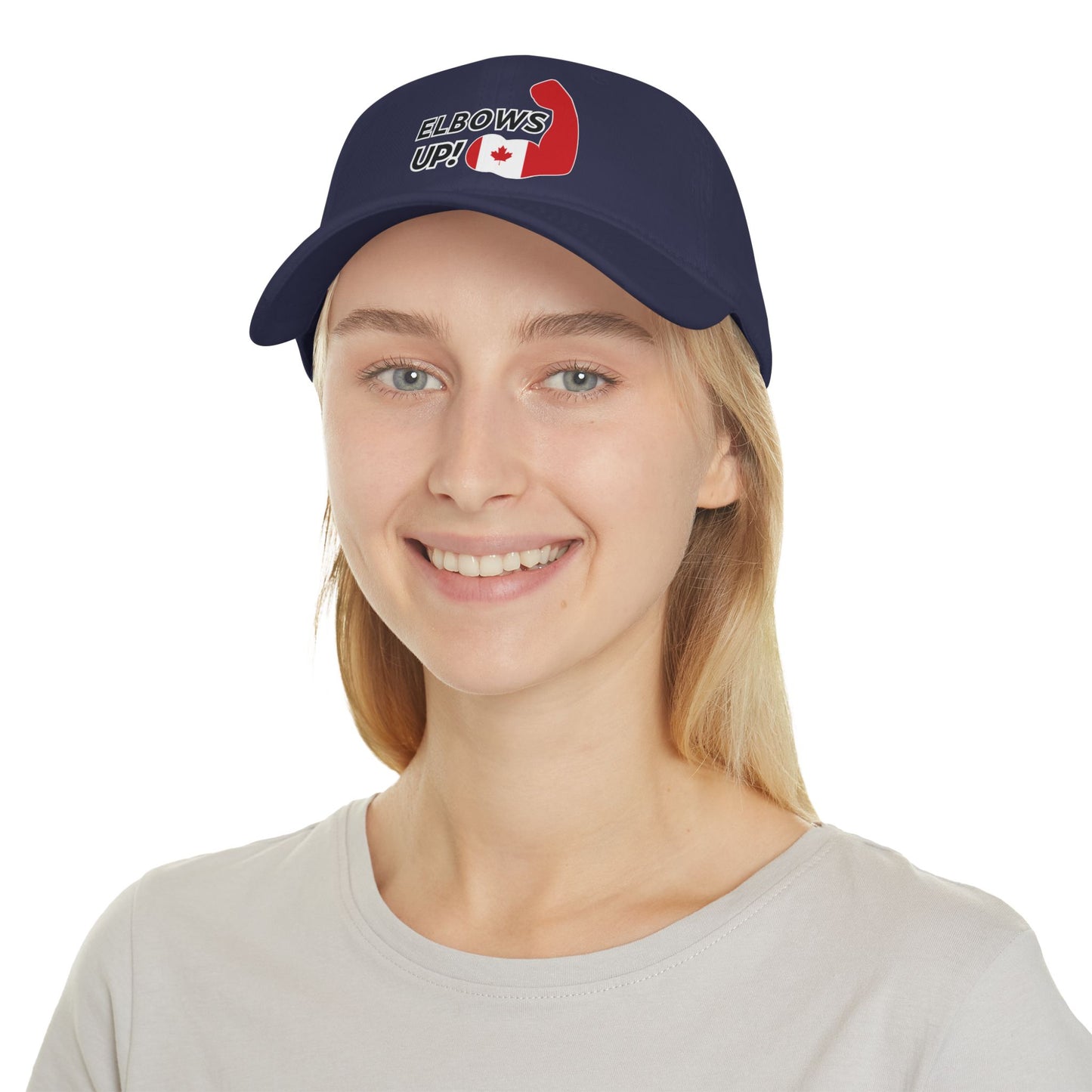 Elbows Up! (Canadian Power) Baseball Cap