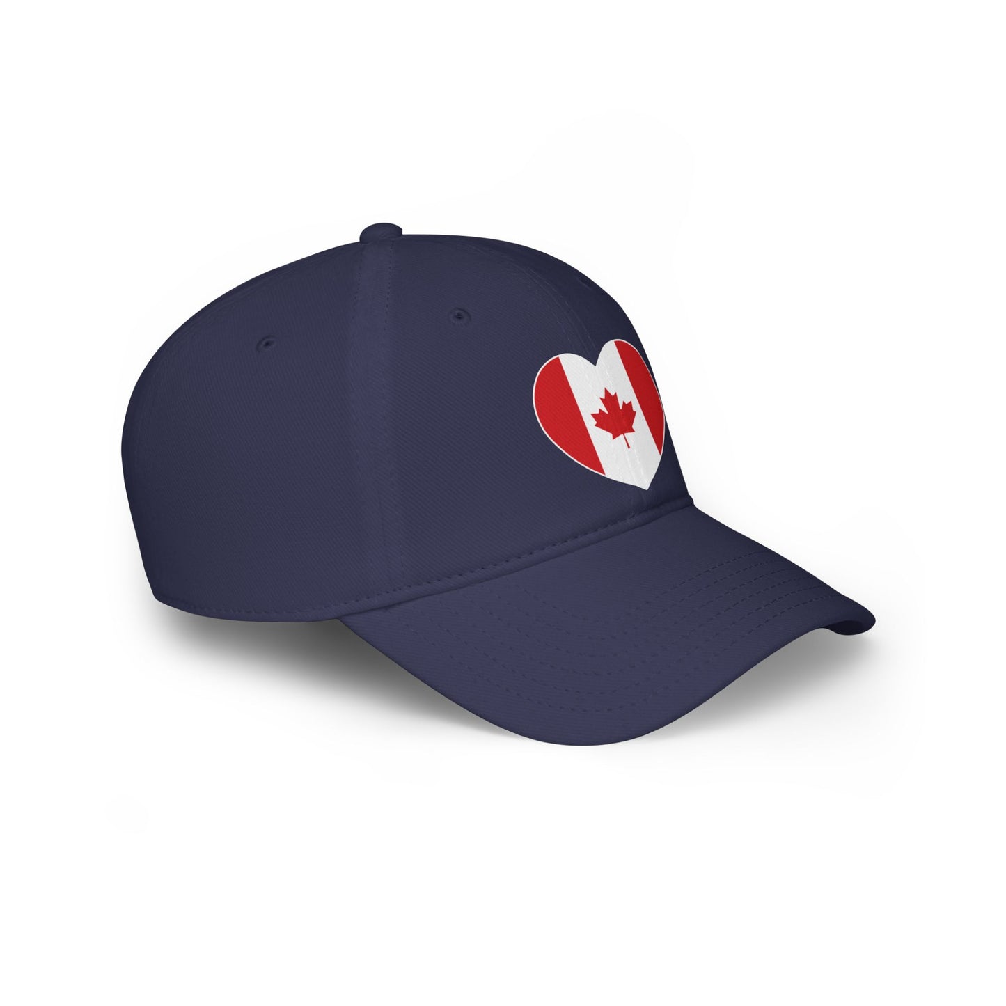 Canada Flag Heart Baseball Cap