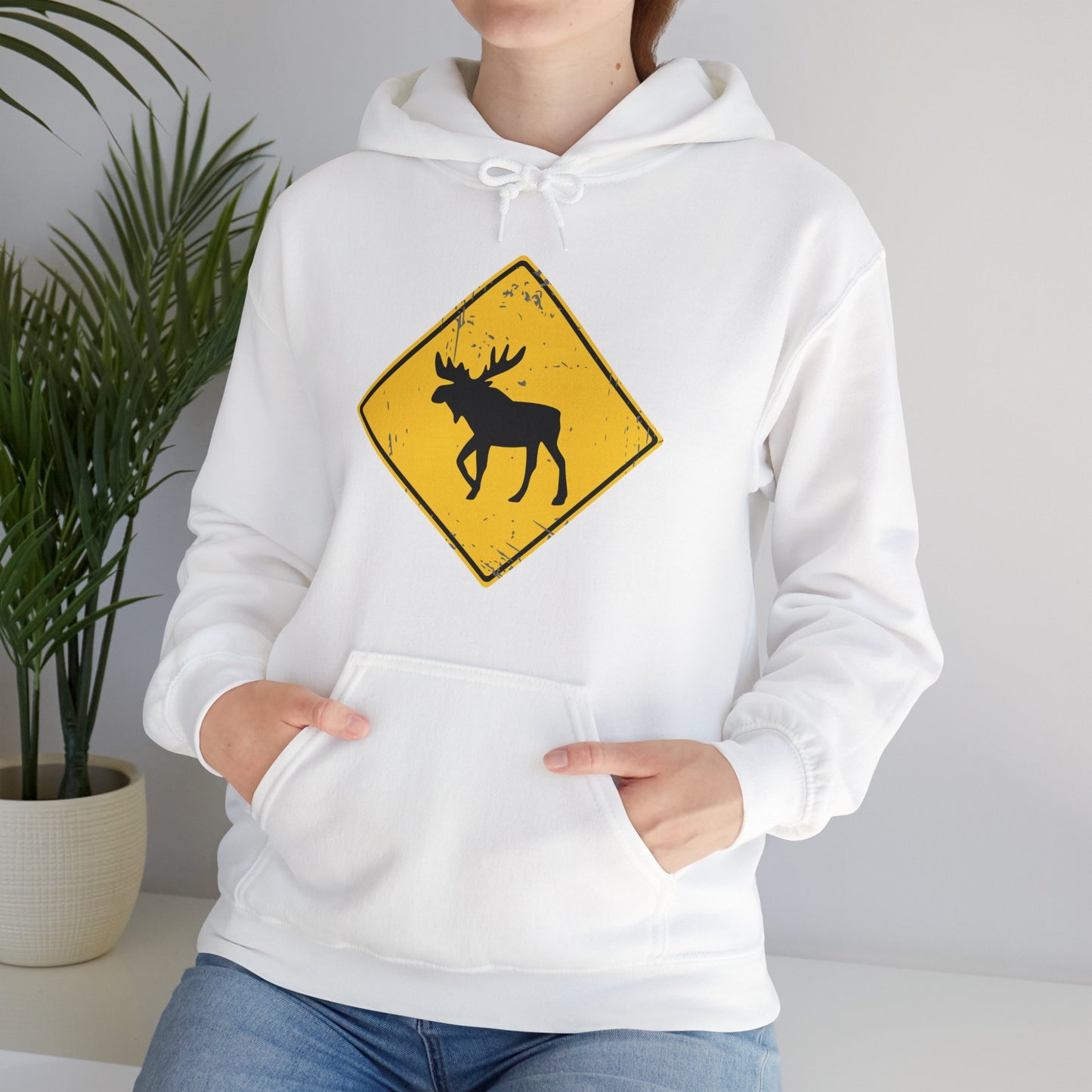 Moose Crossing Hoodie