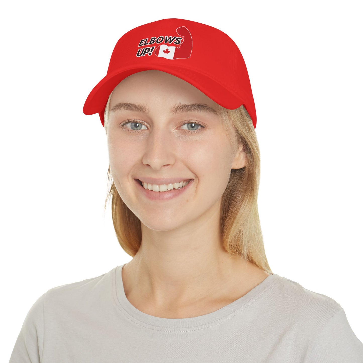 Elbows Up! (Canadian Power) Baseball Cap