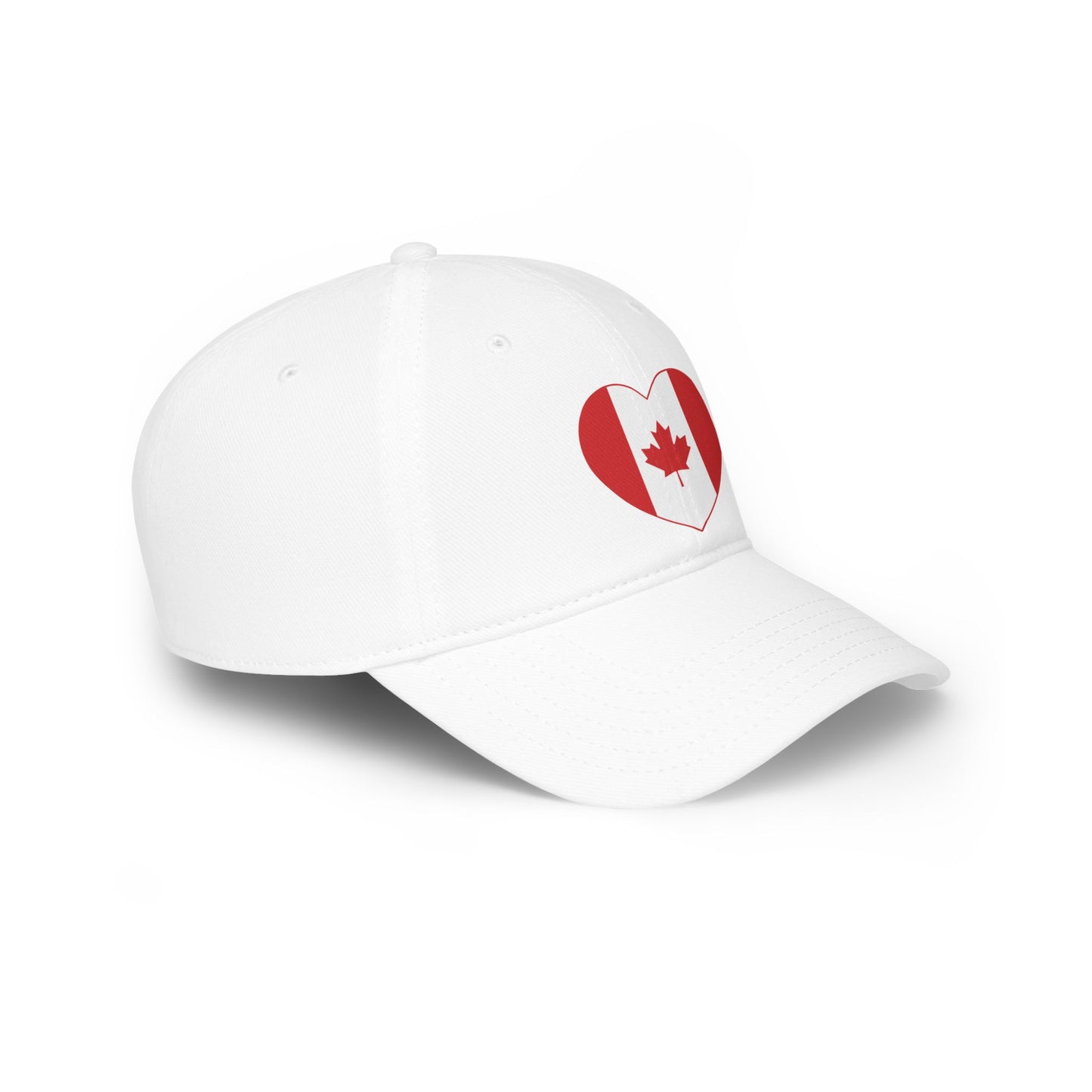 Canada Flag Heart Baseball Cap