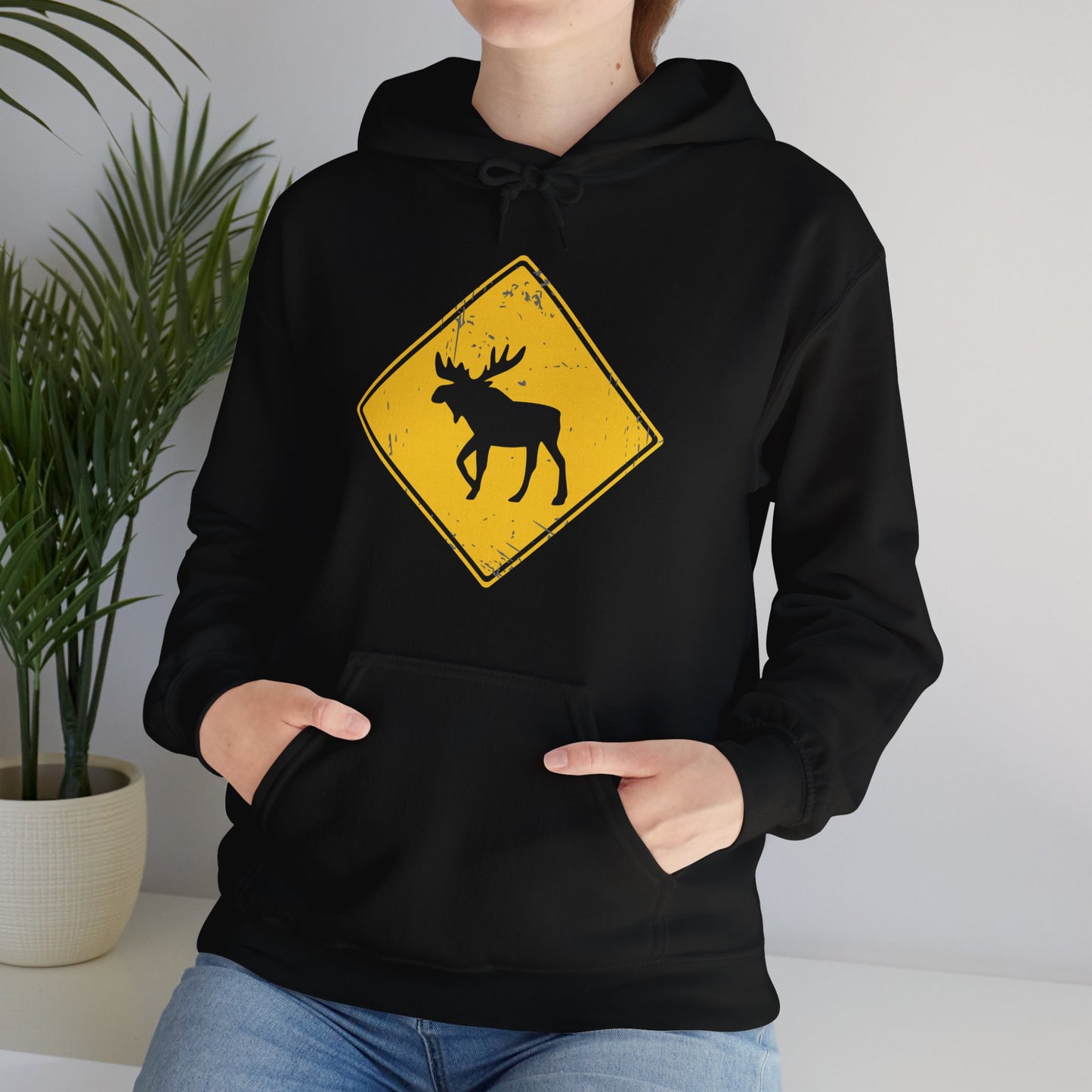 Moose Crossing Hoodie