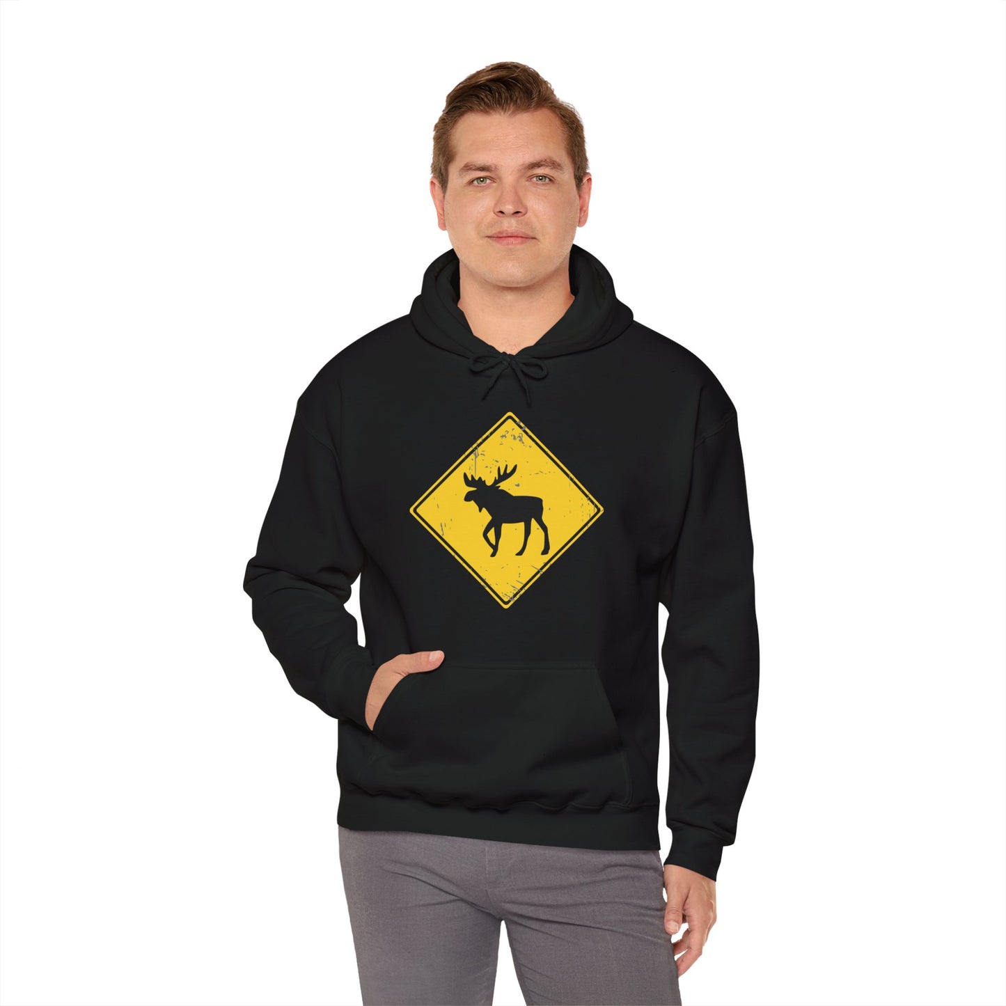 Moose Crossing Hoodie