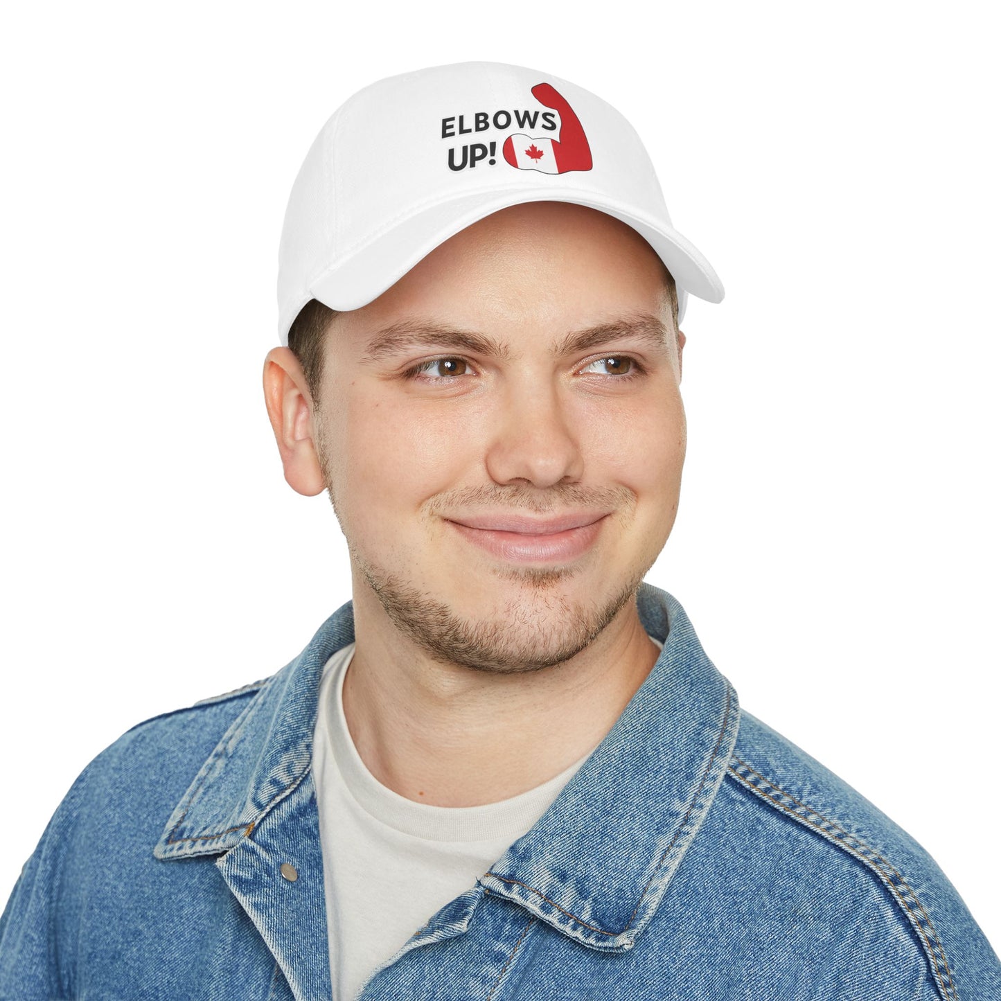 Elbows Up! (Canadian Power) Baseball Cap