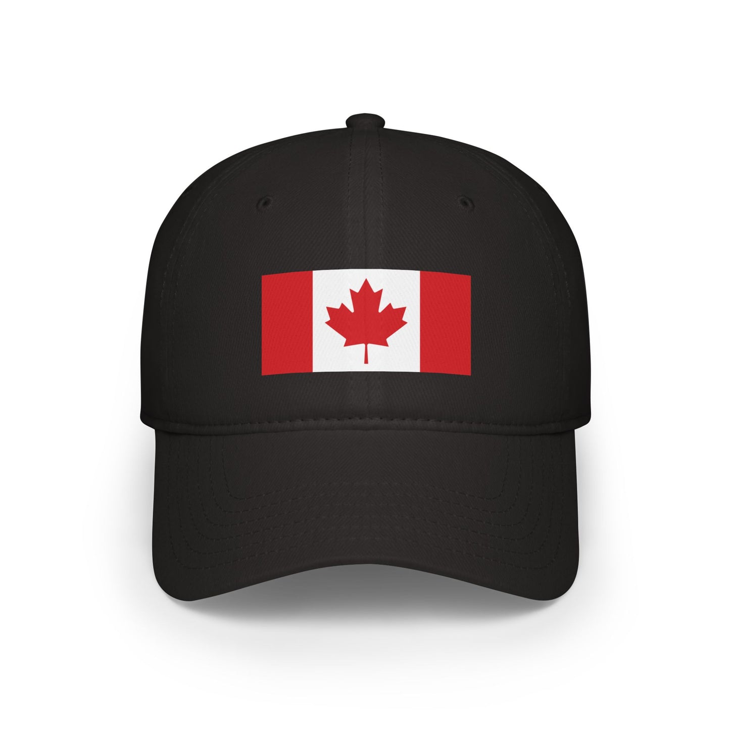 Canada flag hat black