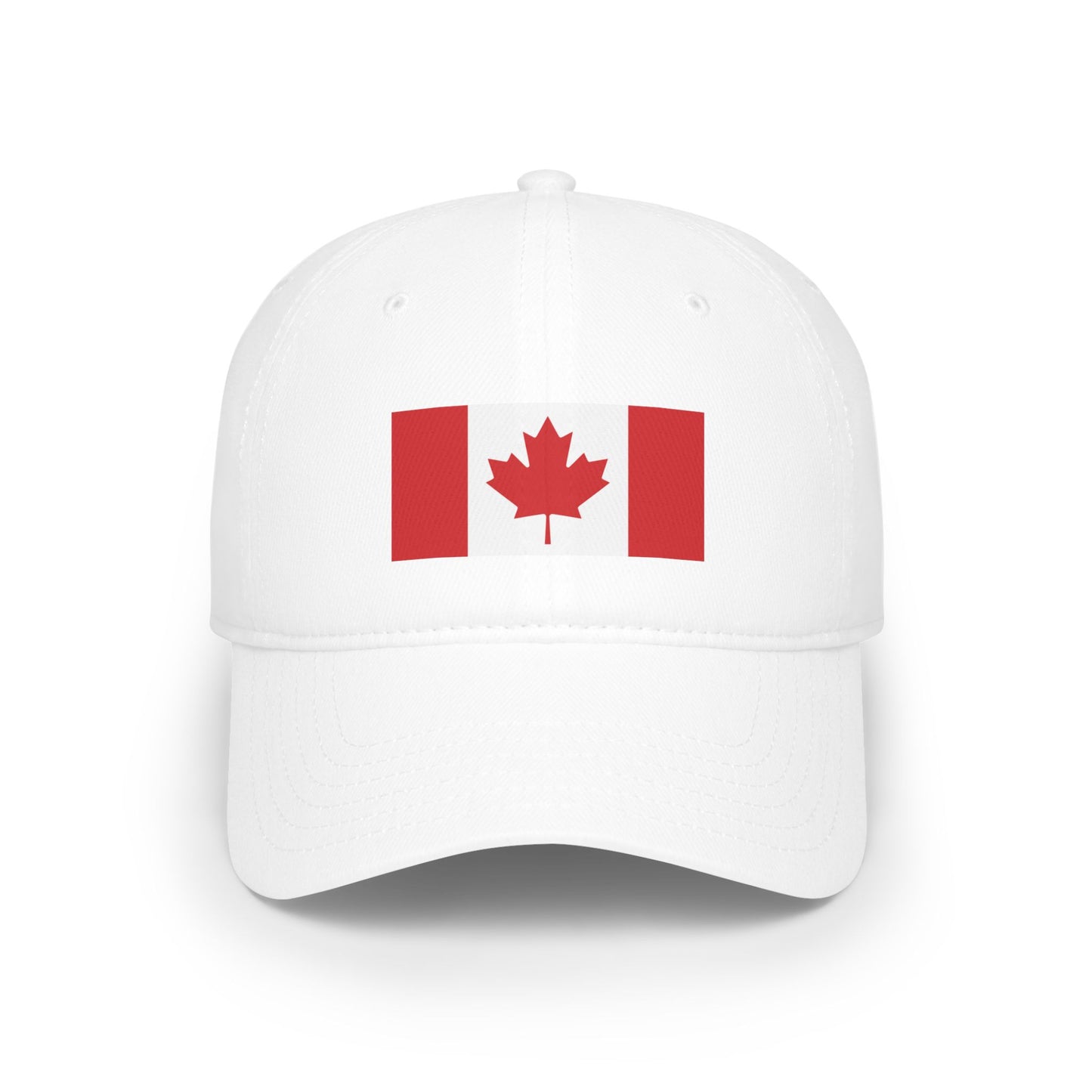 Canada flag hat white