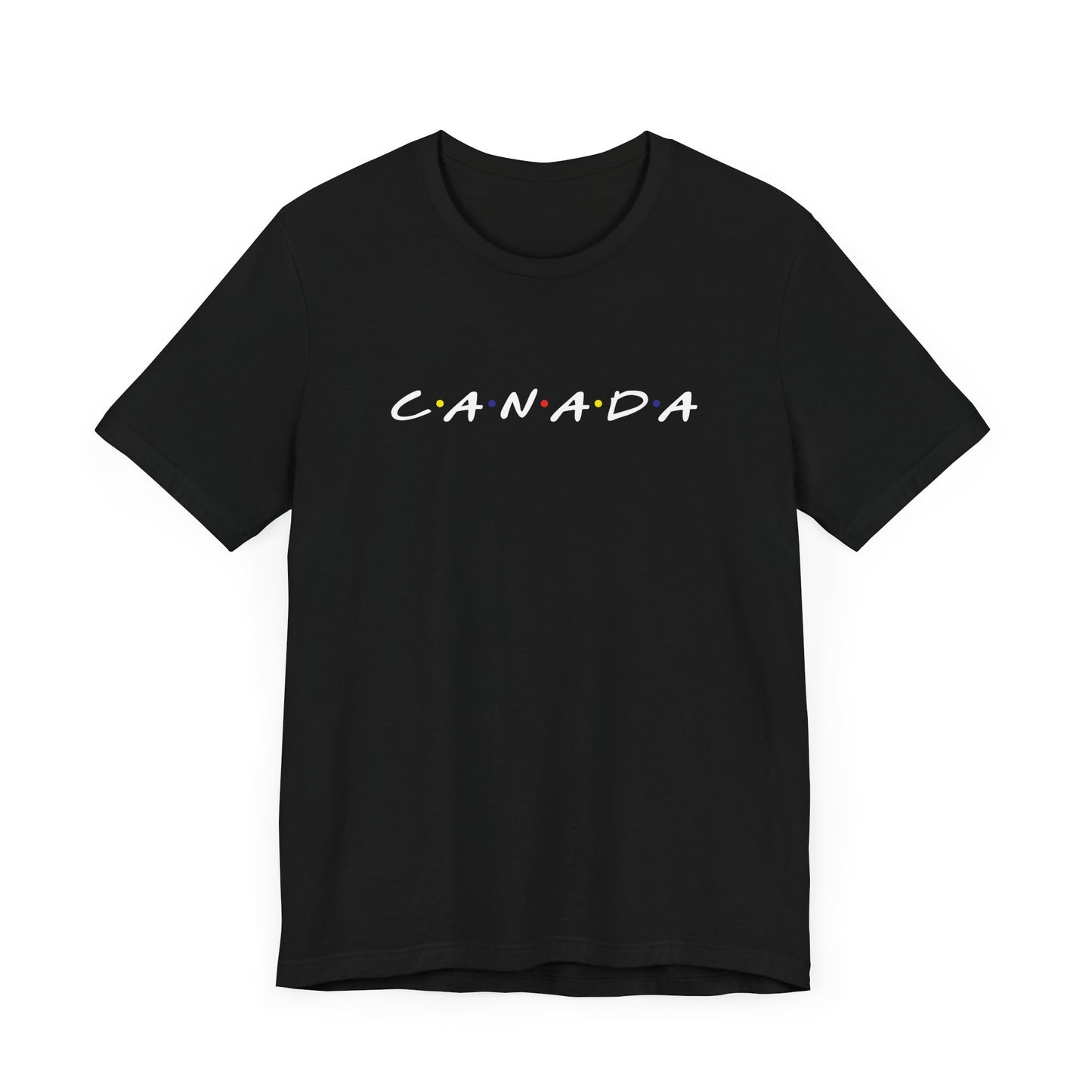 Canada friends theme shirt black