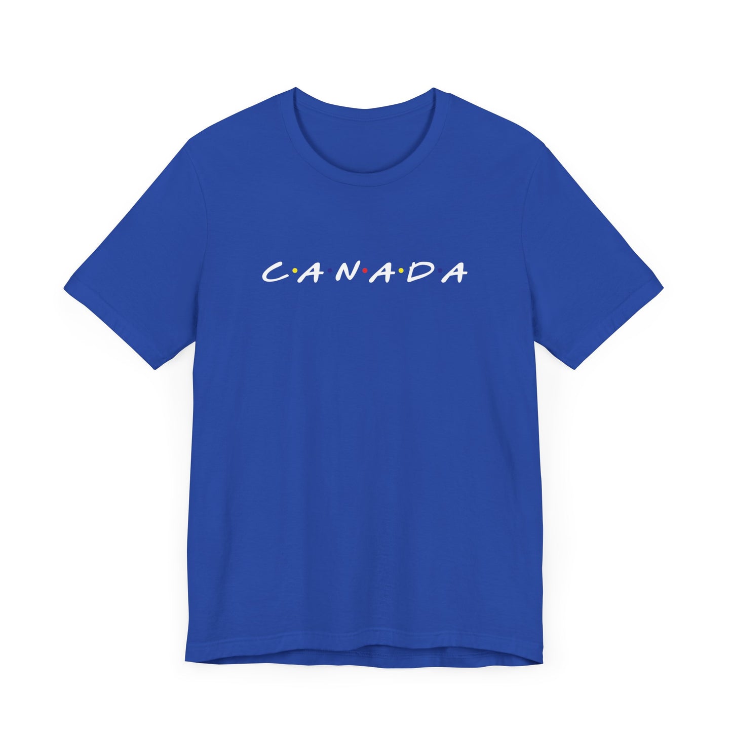 Canada friends theme shirt blue