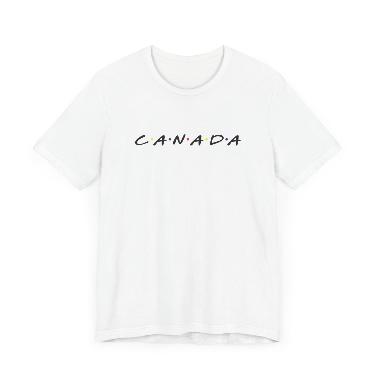 Canada friends theme shirt white