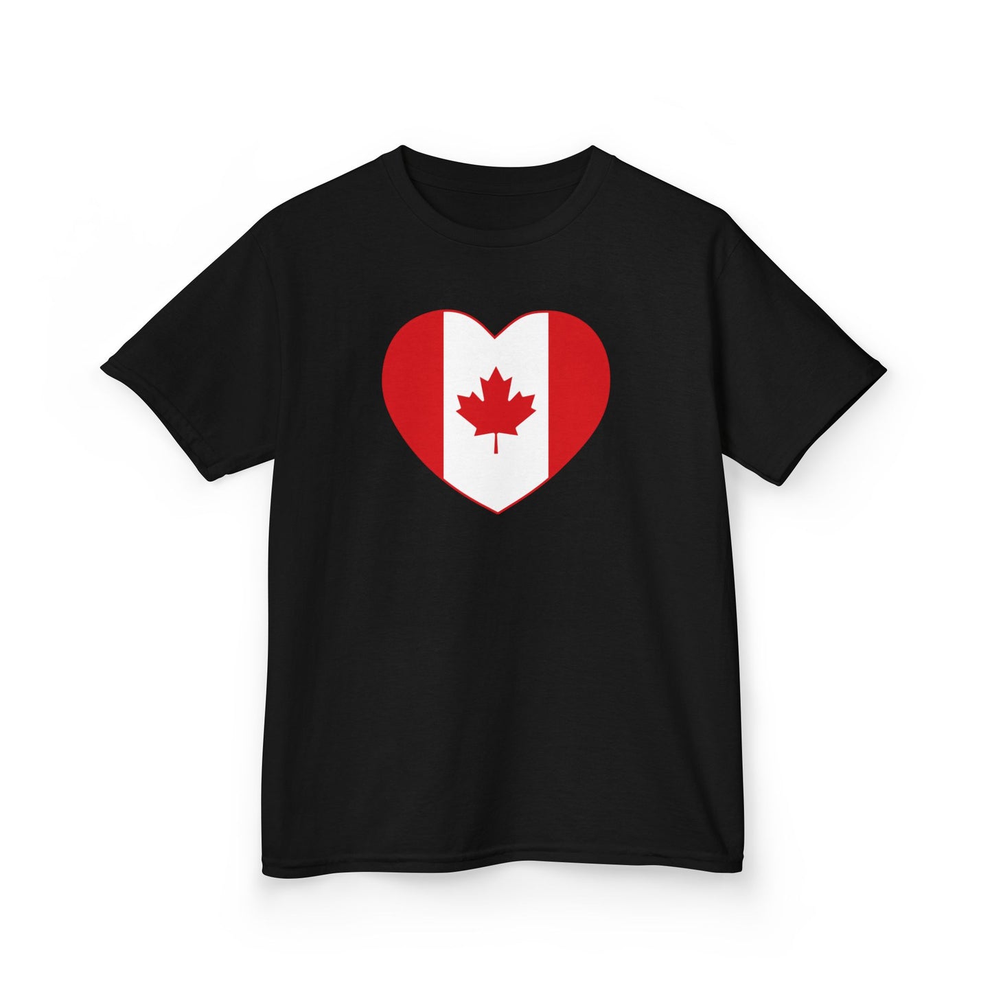 Canada Heart Kid Shirt Black