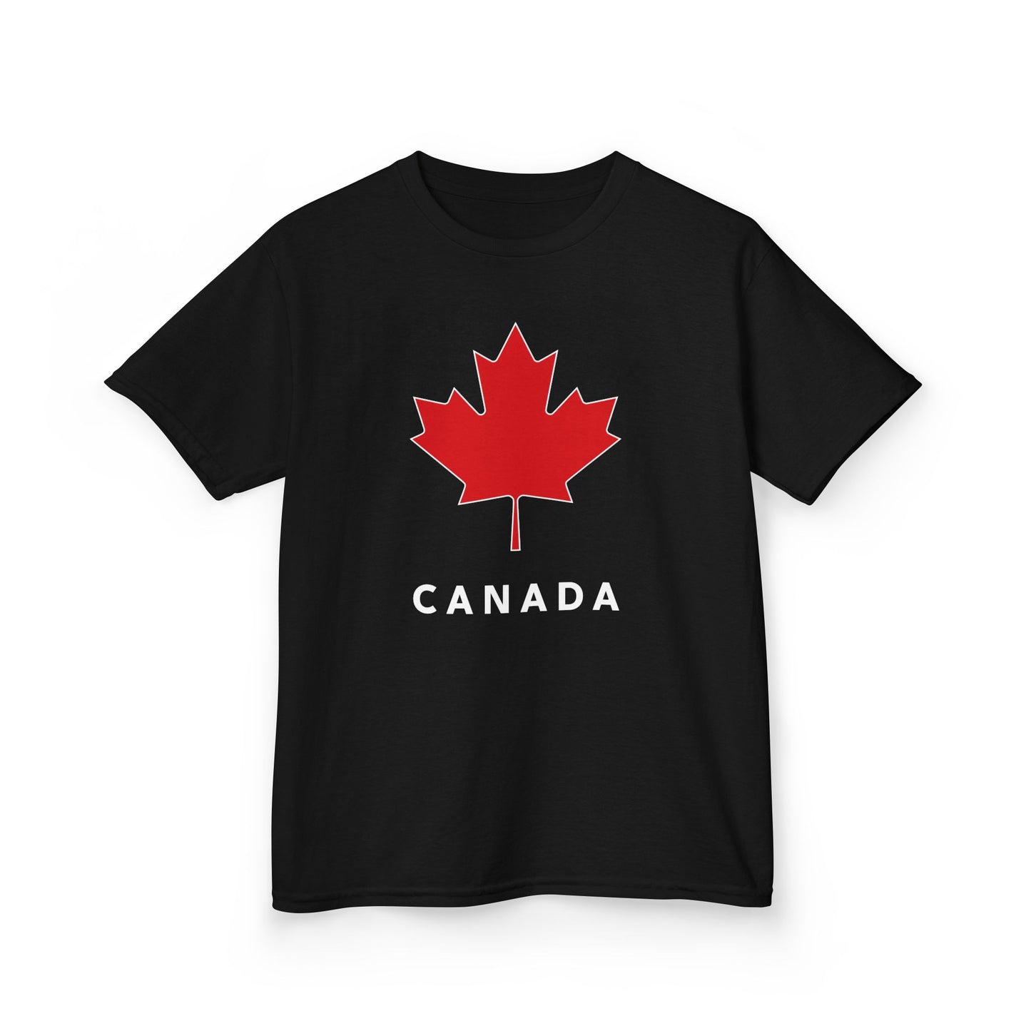 Canada Maple Leaf Kid Shirt Black
