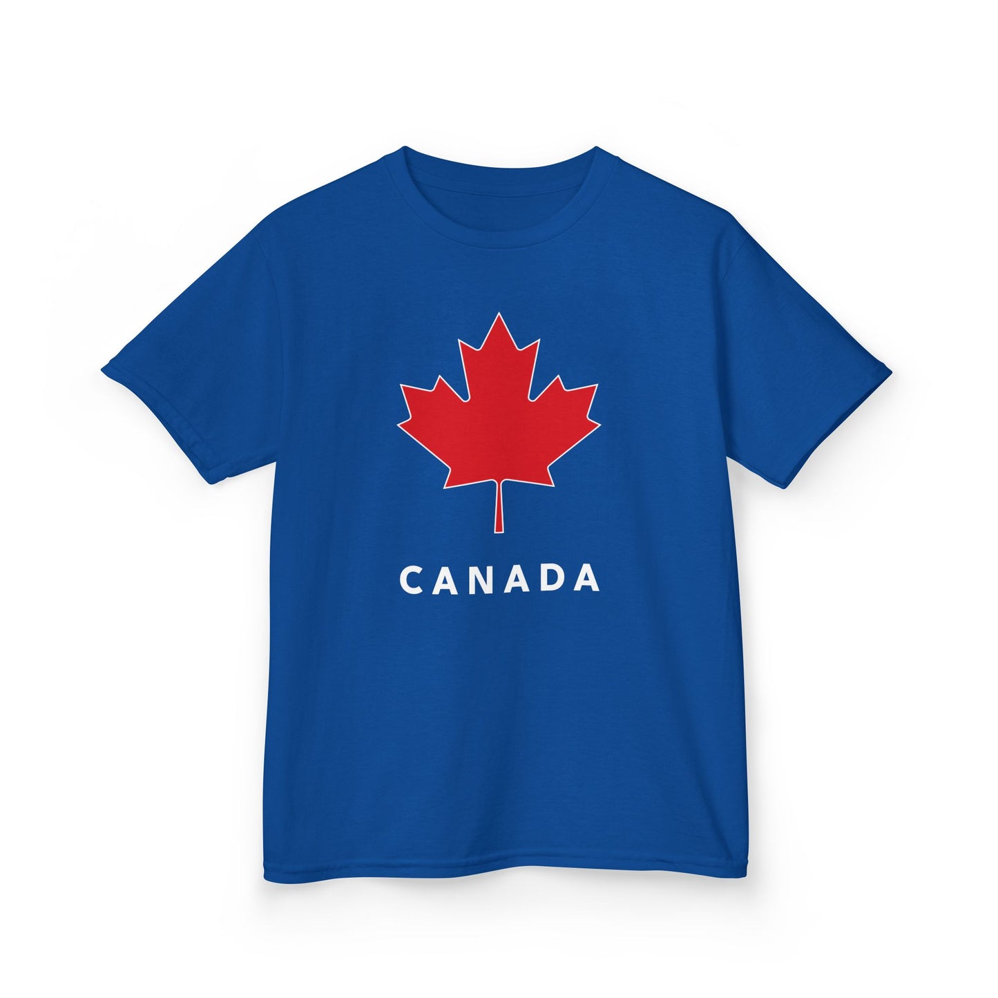 Canada Maple Leaf Kid Shirt Blue