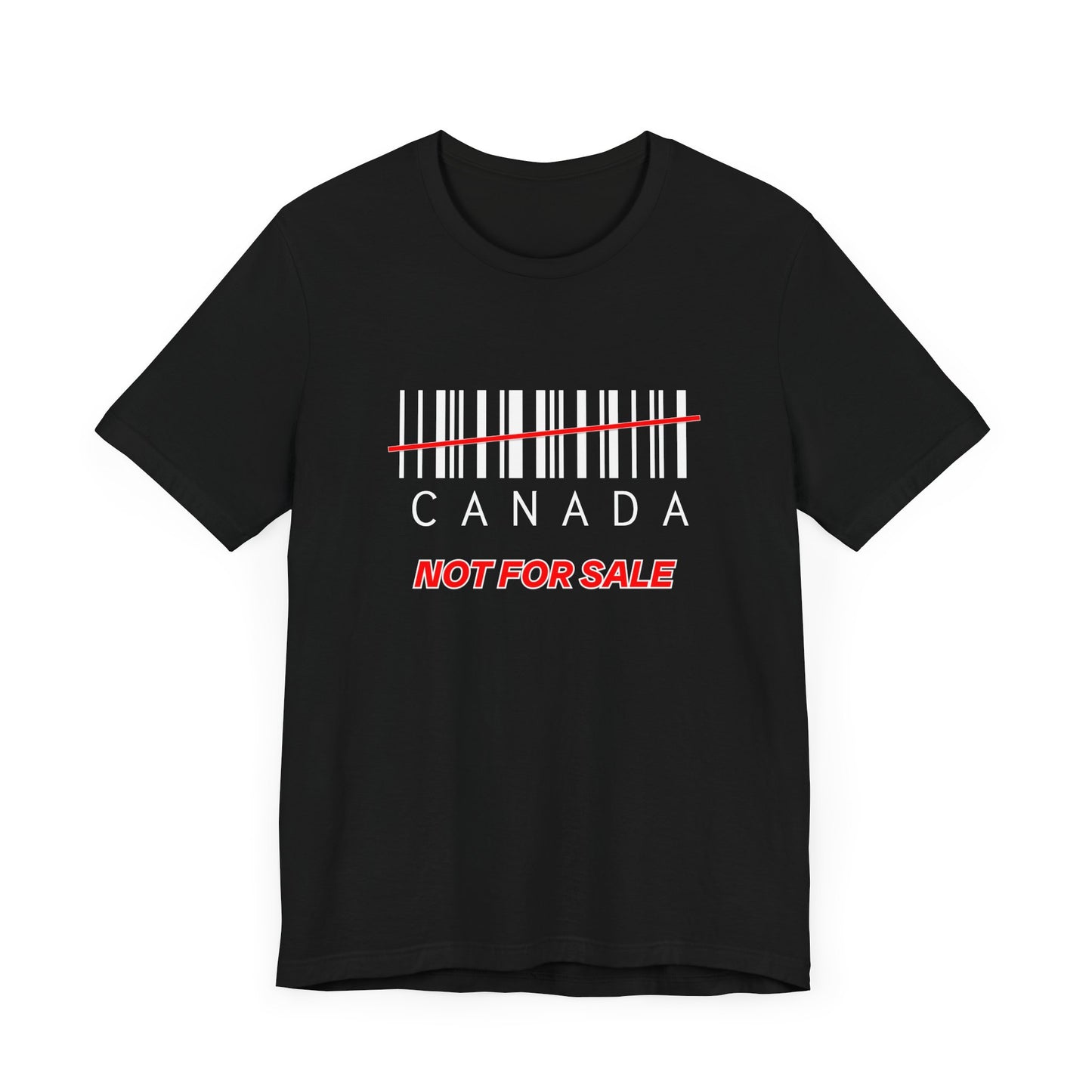 Canada Not For Sale Barcode Shirt Black