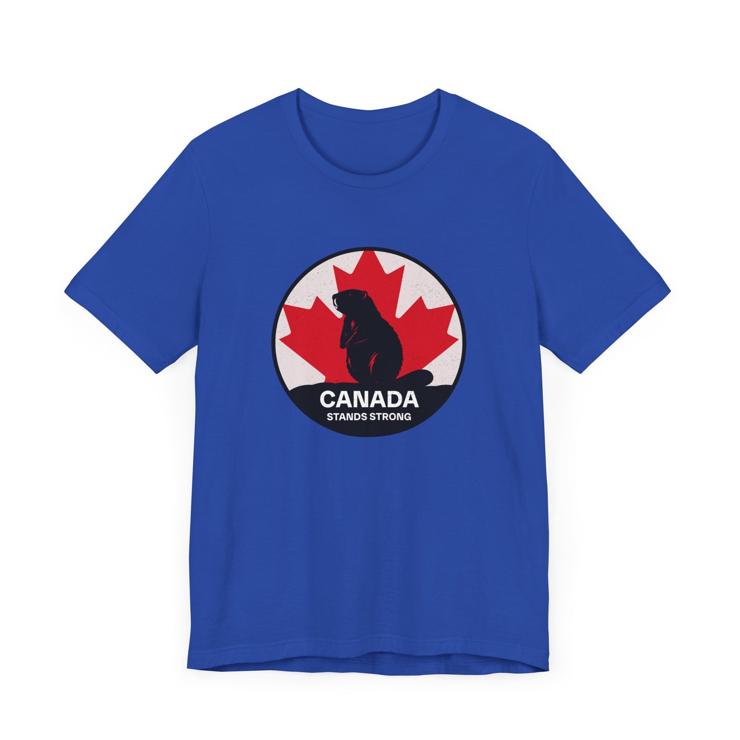 Canada Stands Strong Beaver Shirt Blue
