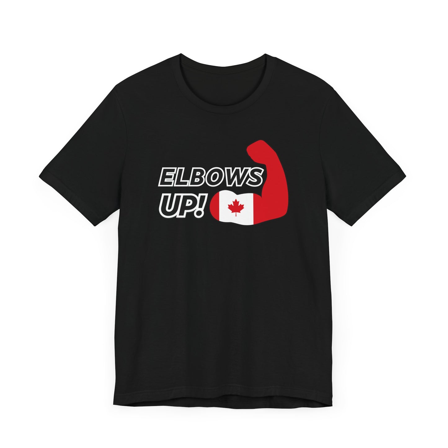 Elbows Up Canadian Power Shirt Black