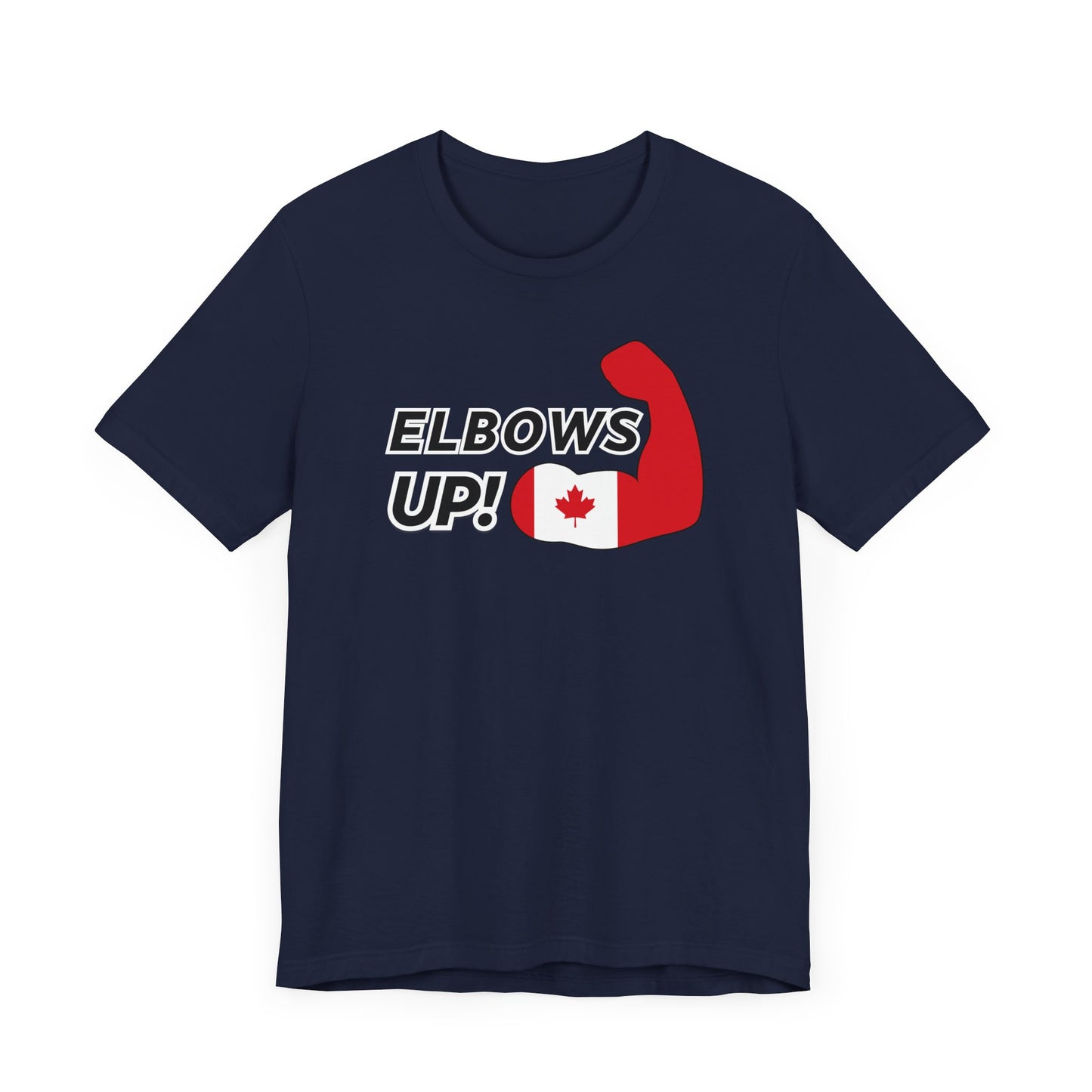 Elbows Up Canadian Power Shirt Navy