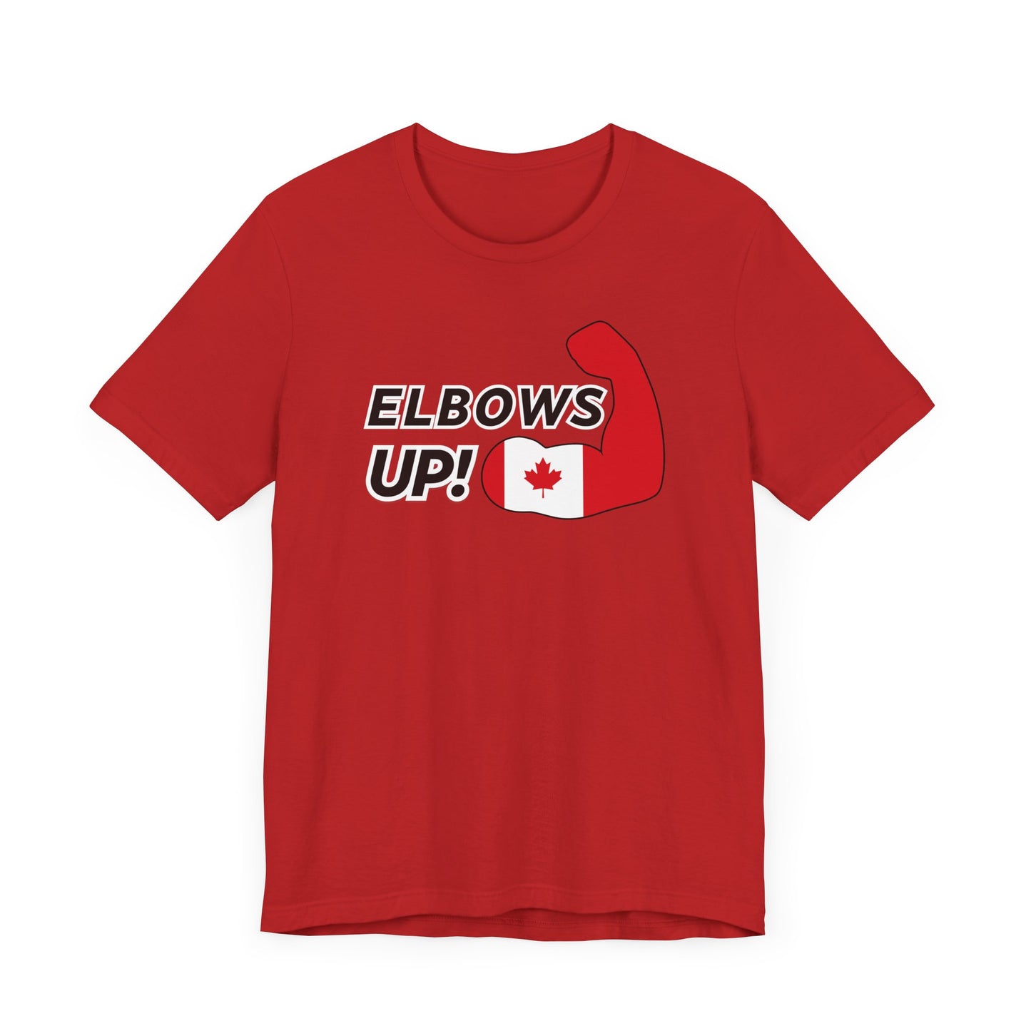 Elbows Up Canadian Power Shirt Red