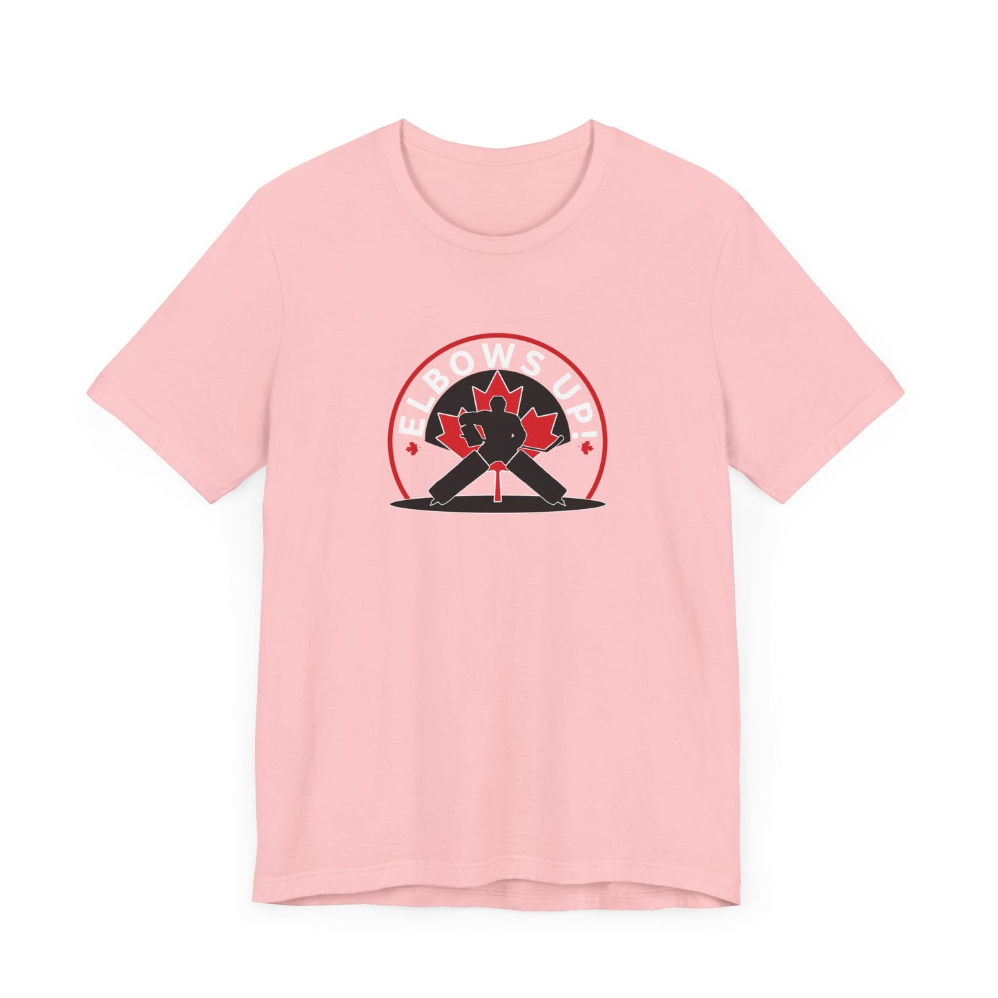 Elbows Up Hockey Shirt Pink