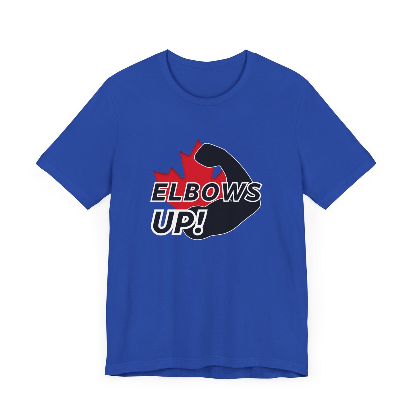 Elbows Up Shirt Blue