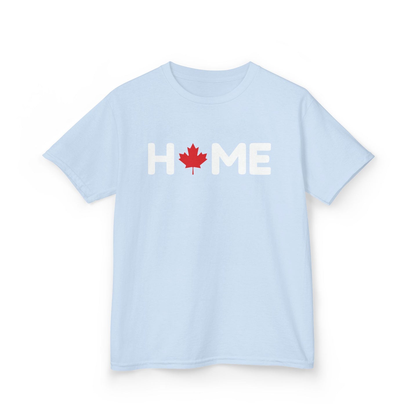 Home Maple Leaf Kid Shirt Light Blue