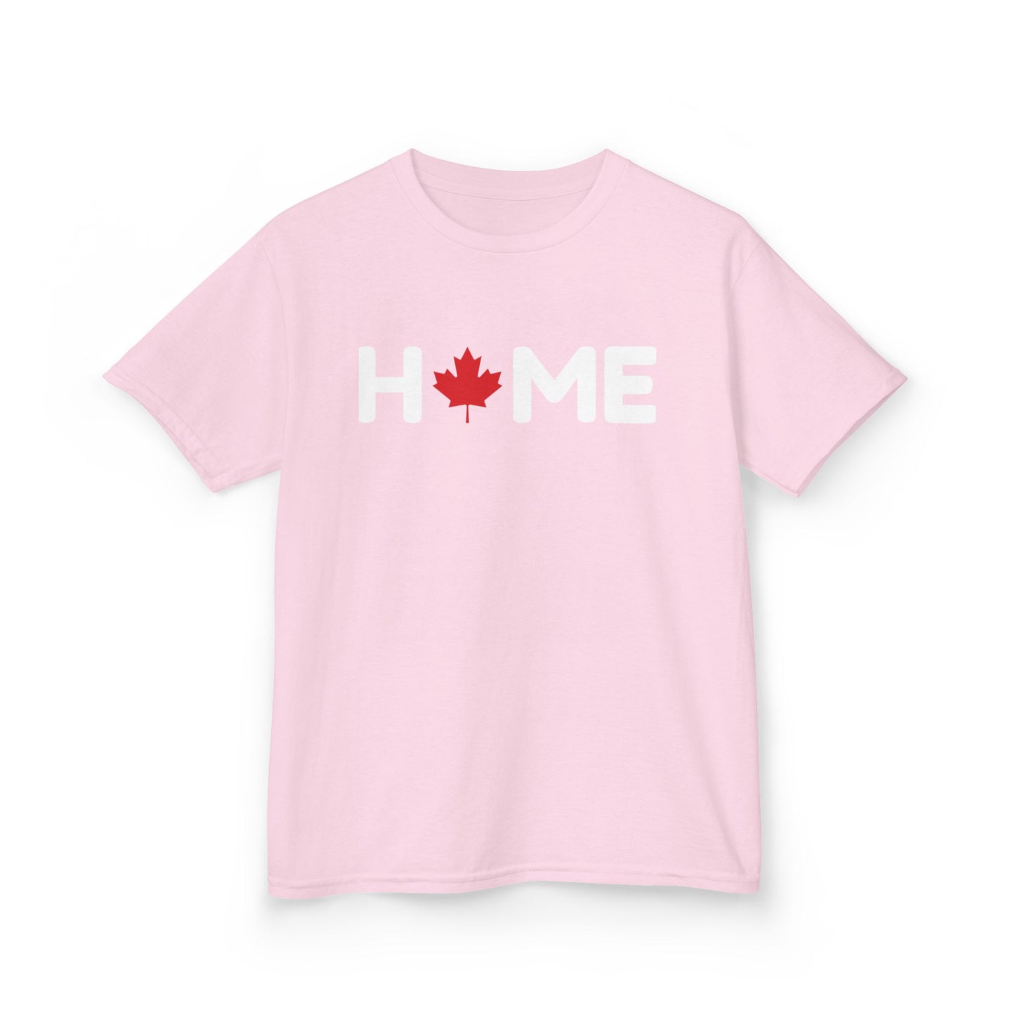 Home Maple Leaf Kid Shirt Pink