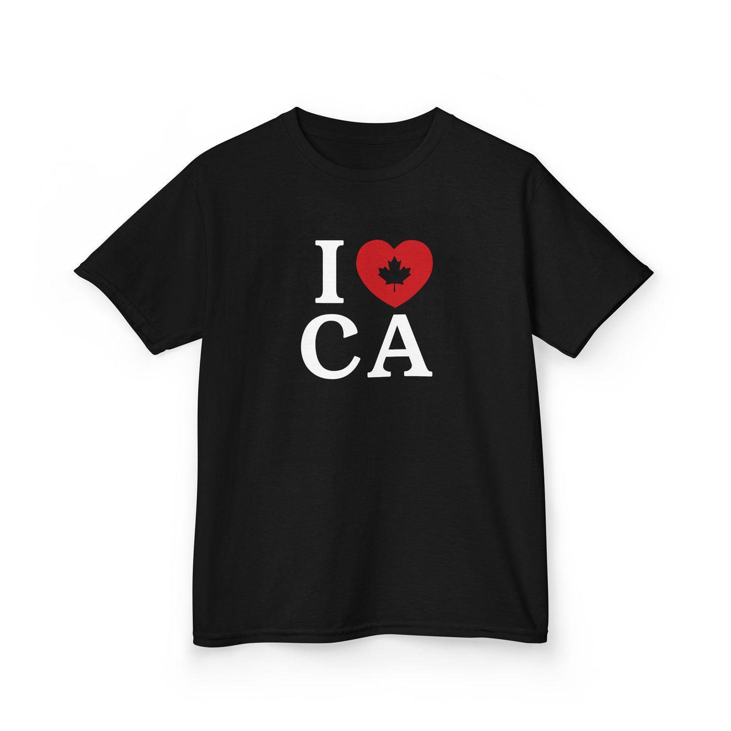 I Love Canada Kid Shirt Black