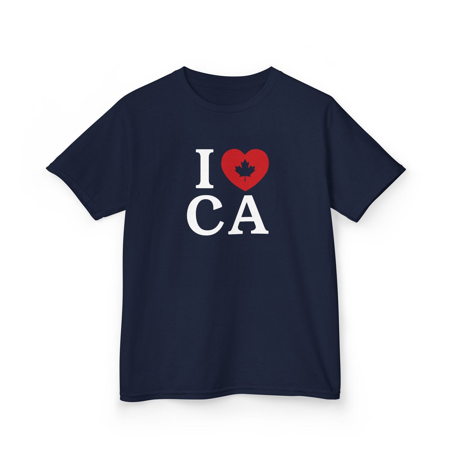 I Love Canada Kid Shirt Navy