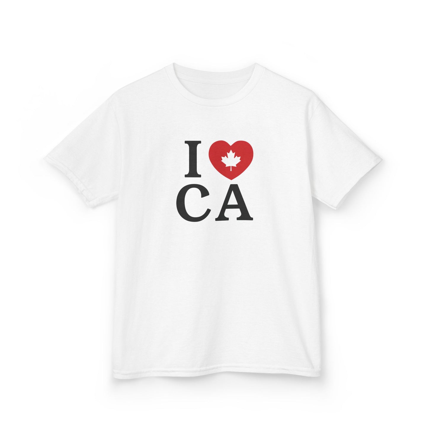 I Love Canada Kid Shirt White