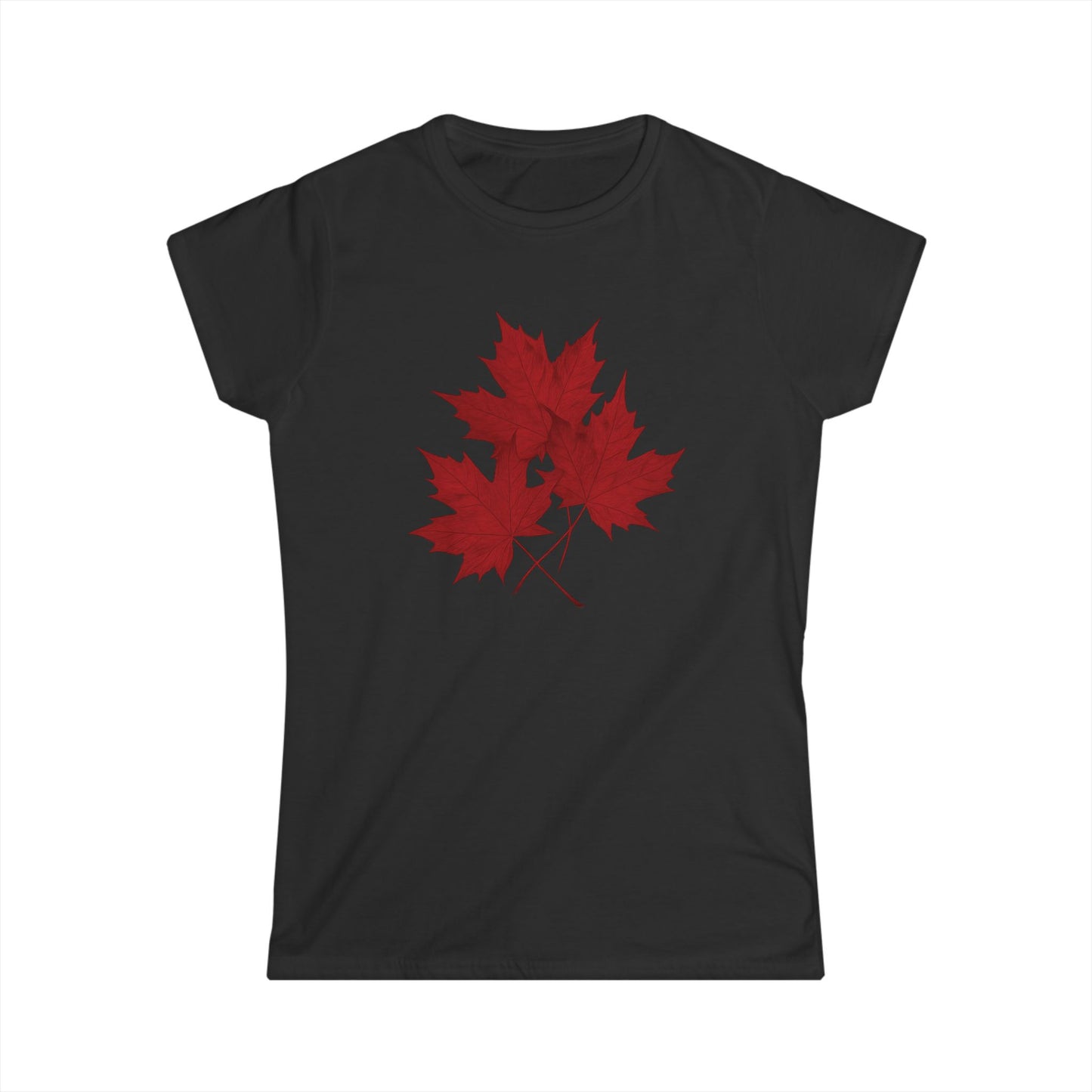 Maple Leaves Women's shirt black