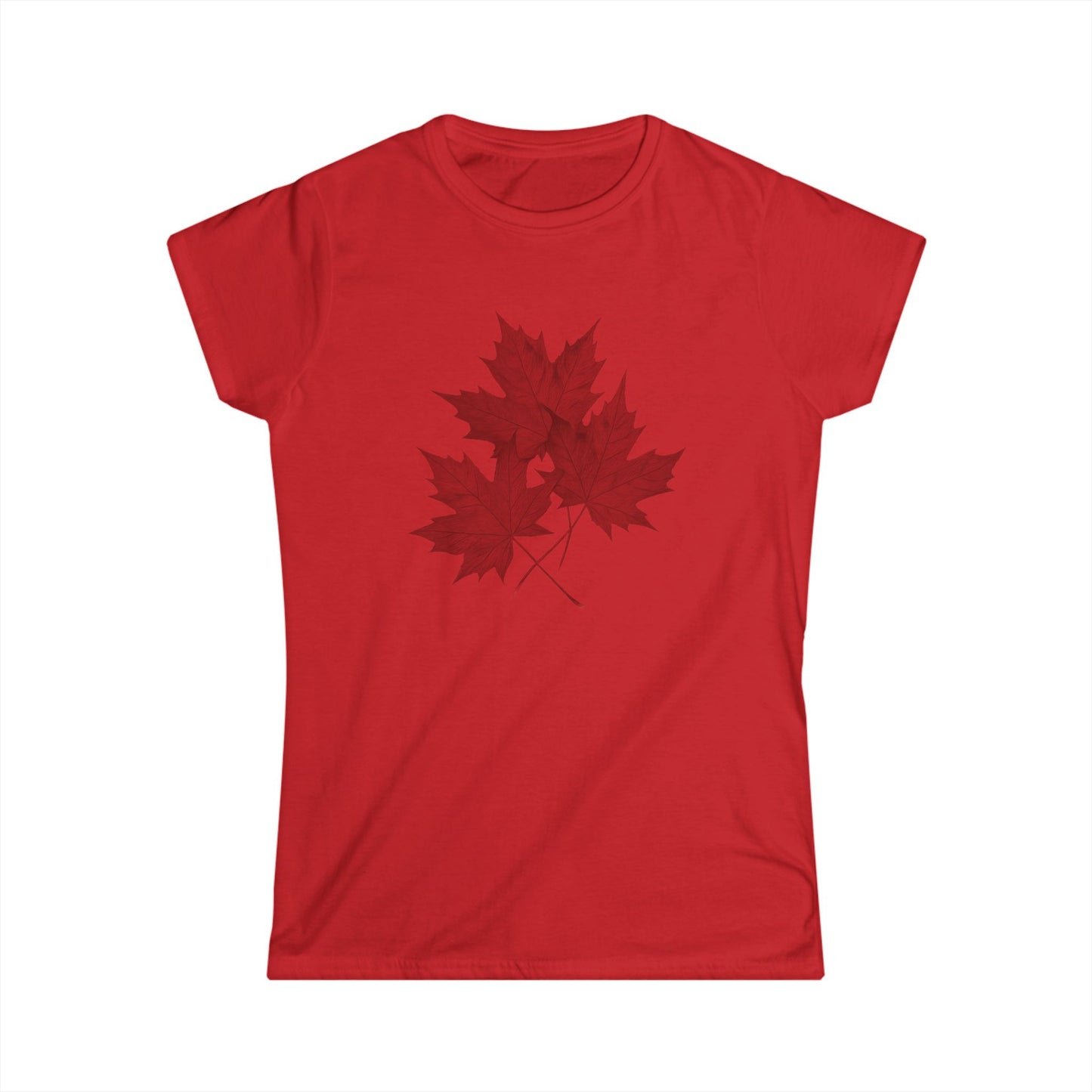 Maple Leaves Women's shirt red