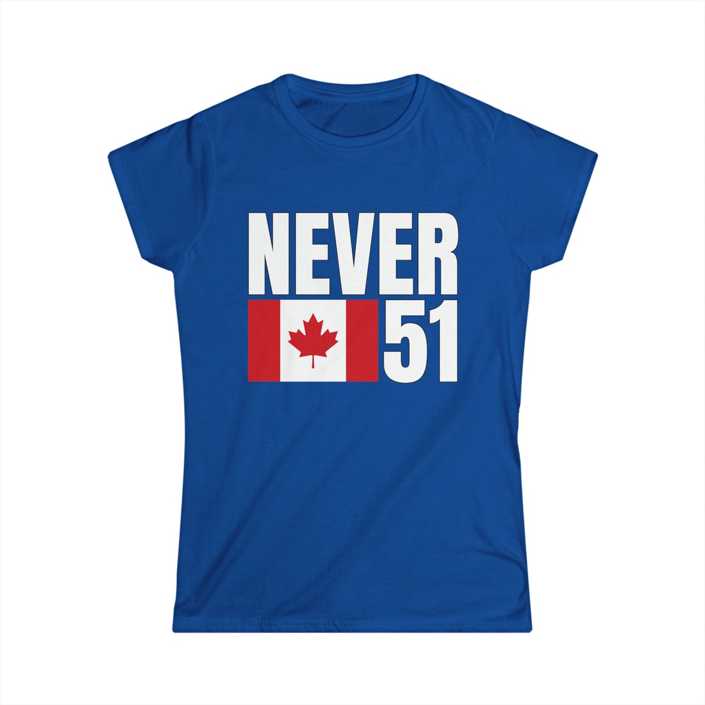 never 51 women's shirt blue