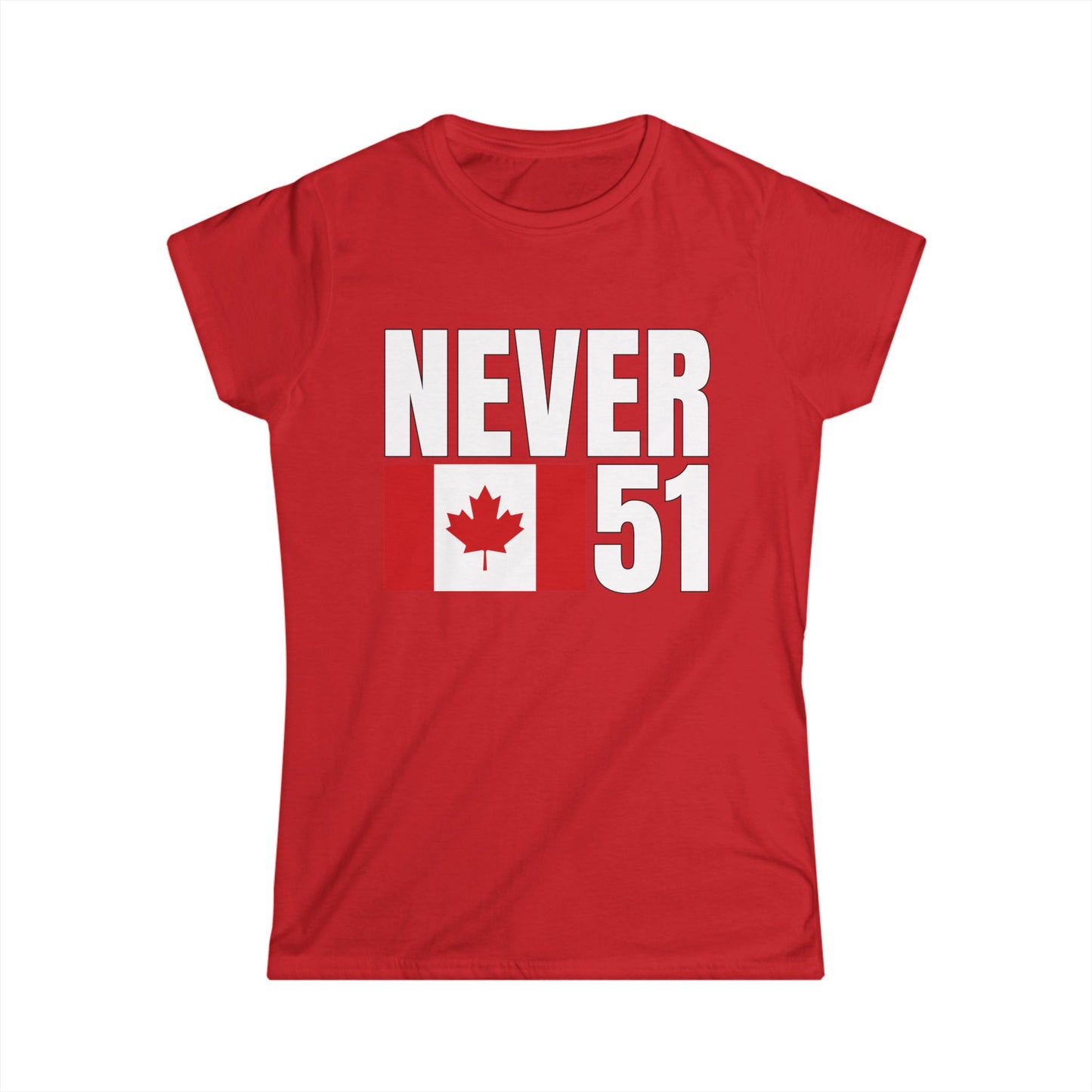 never 51 women's shirt red