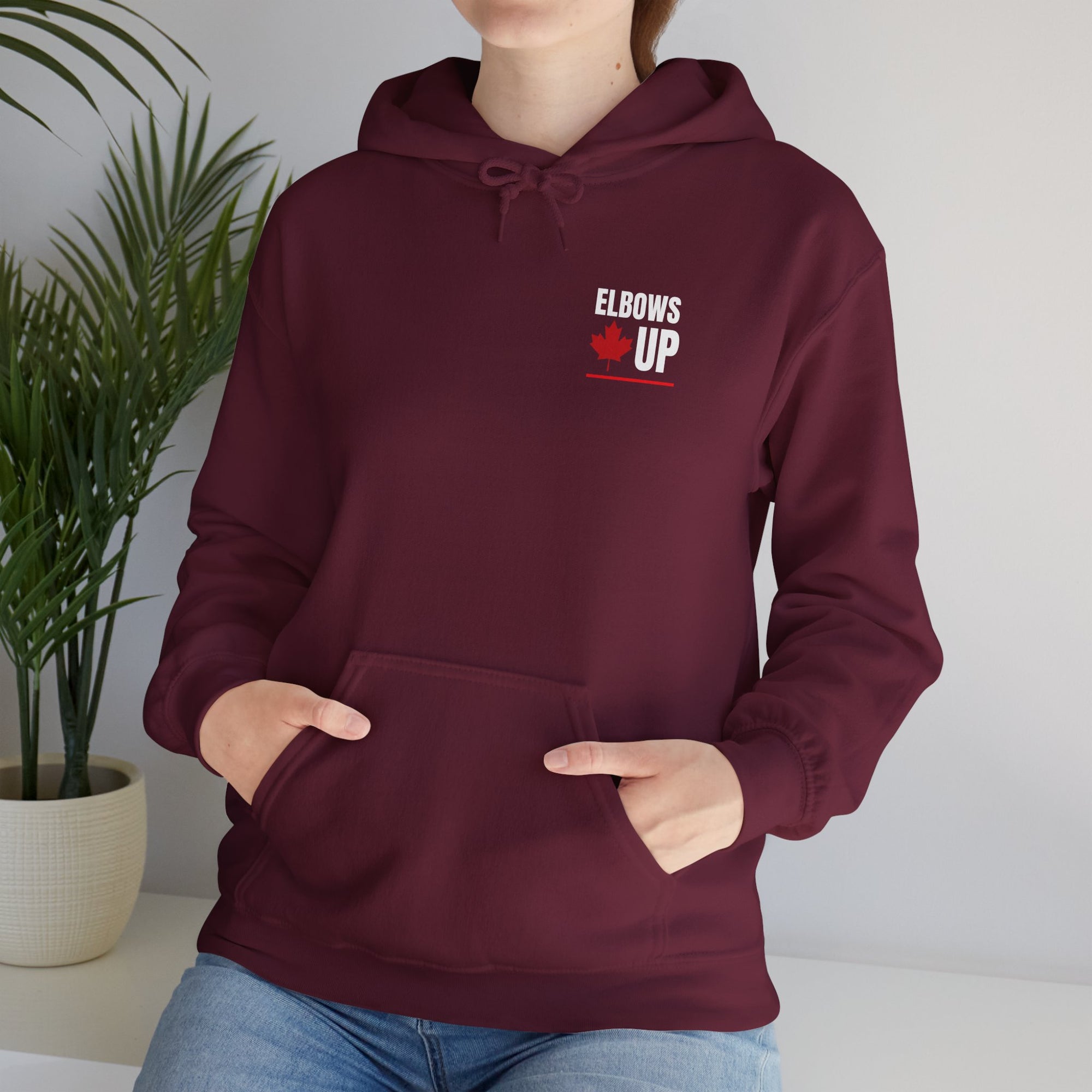 Elbows Up! (Badge) Hoodie