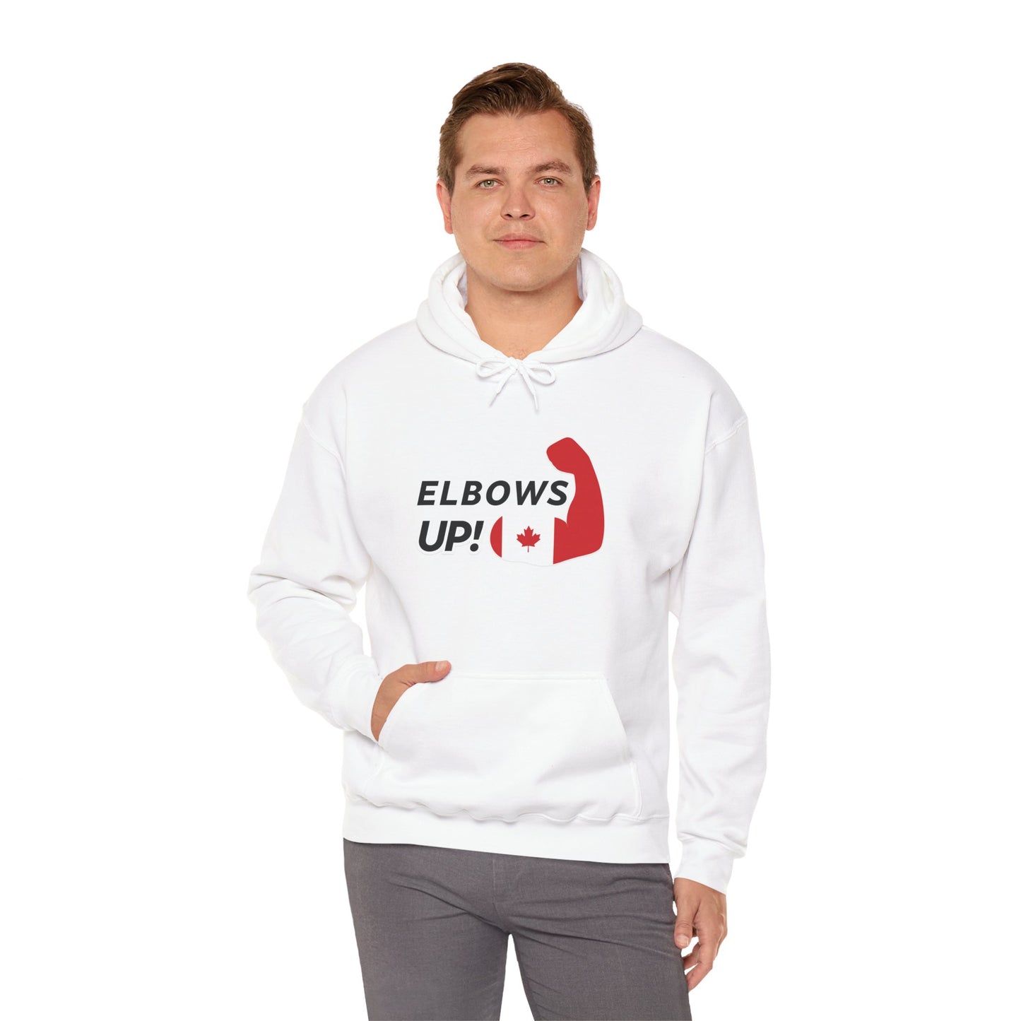 Elbows Up! (Canadian Power) Hoodie | Unisex