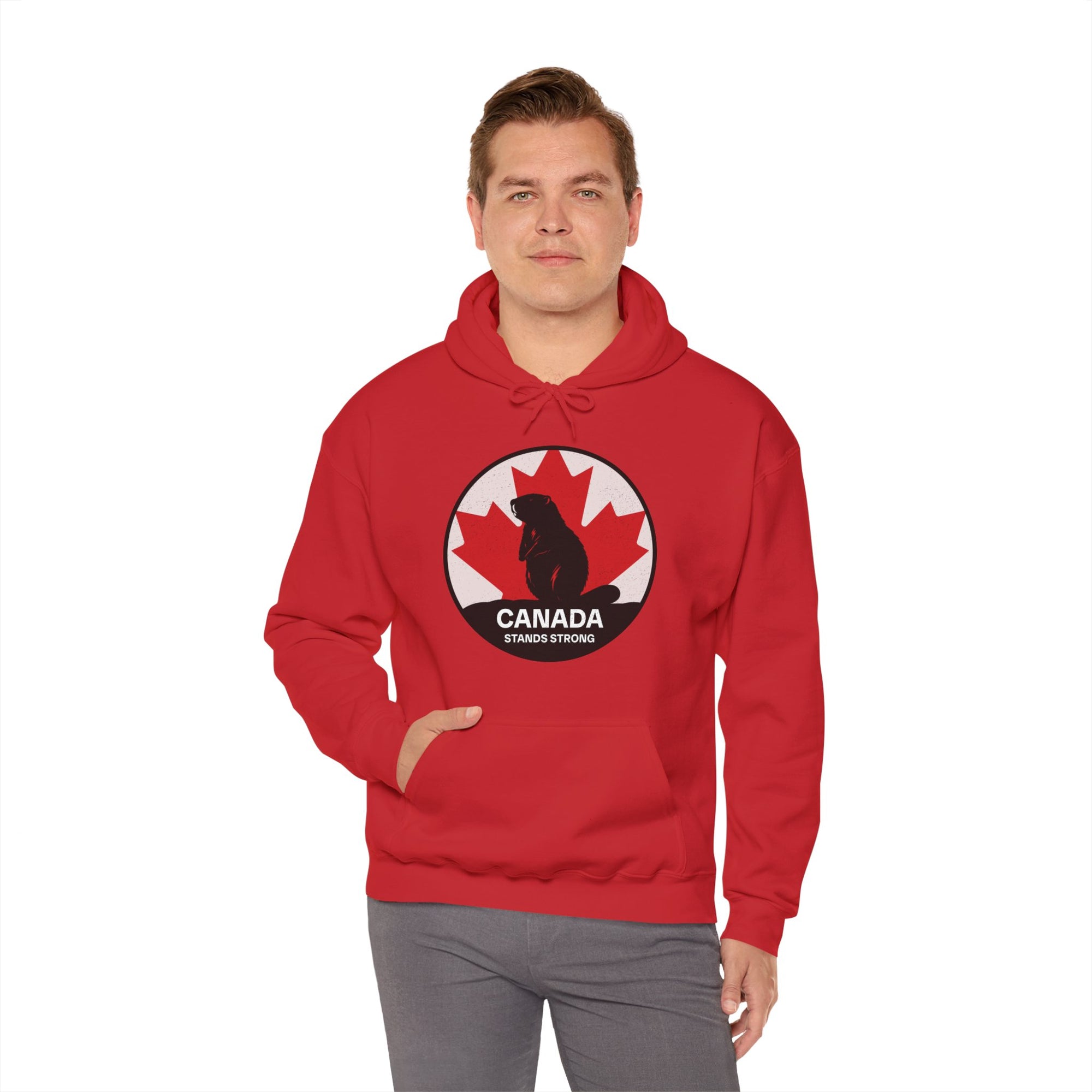 Canada Stands Strong Beaver Hoodie