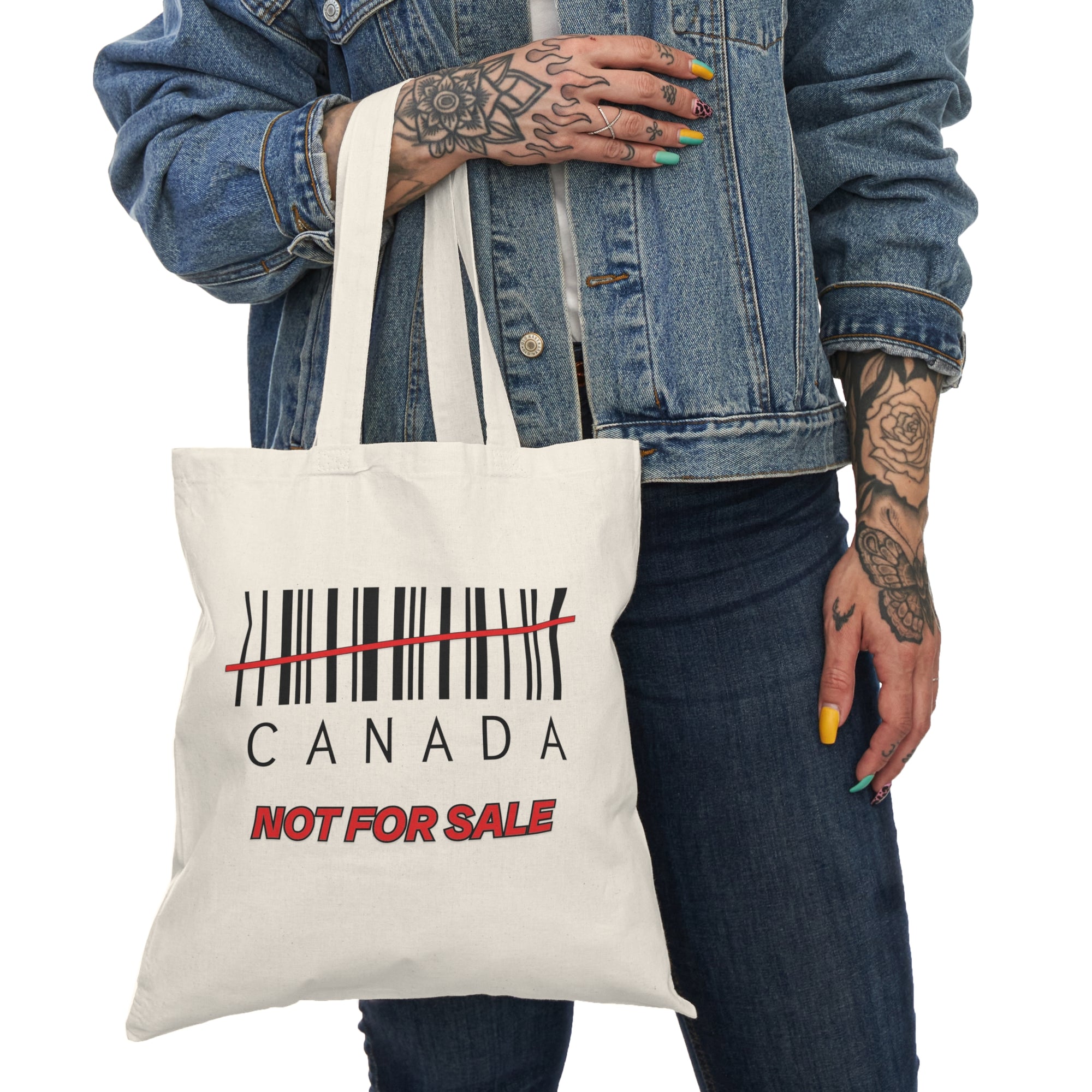 Canada Not For Sale (Barcode) Tote Bag