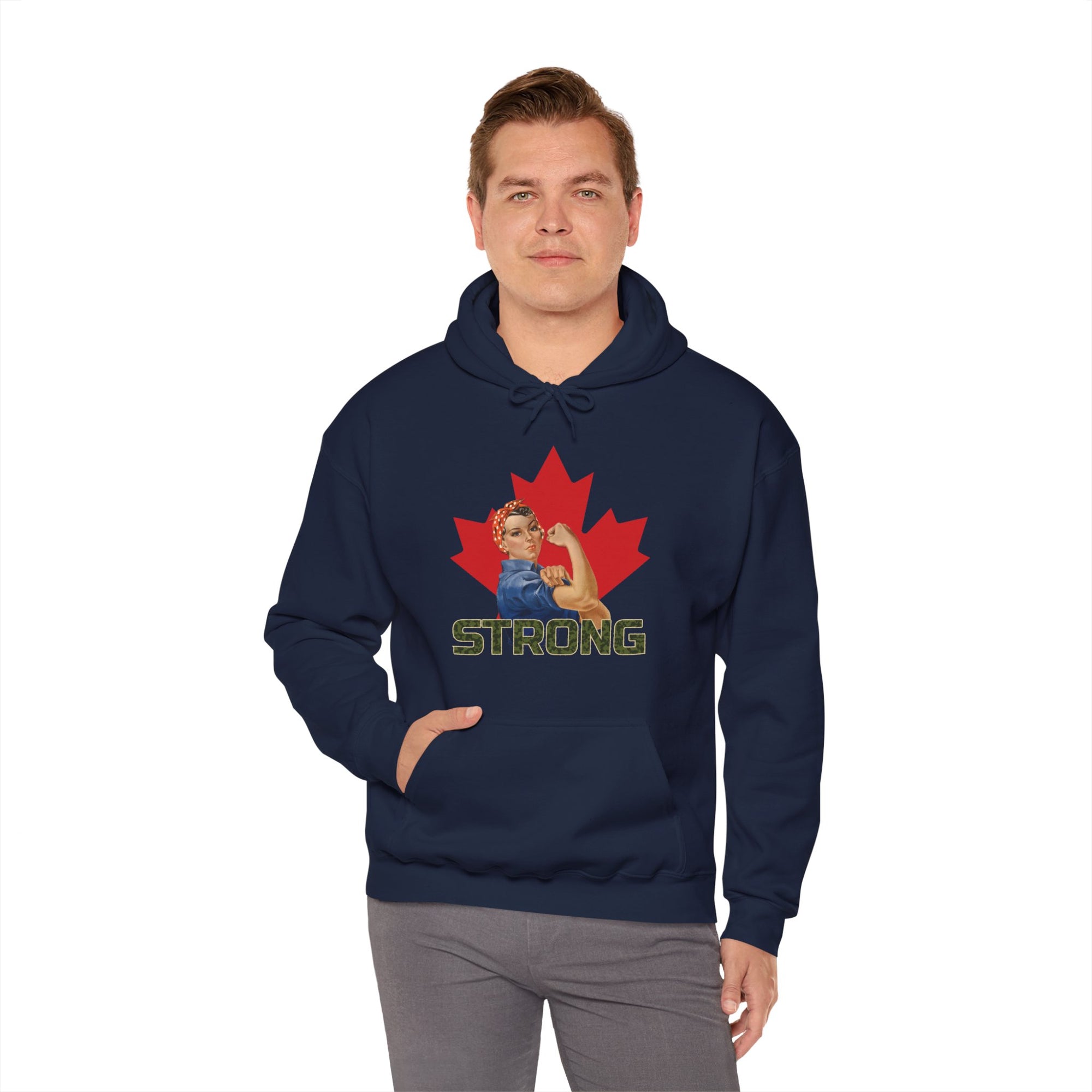 Canada Strong Woman Hoodie