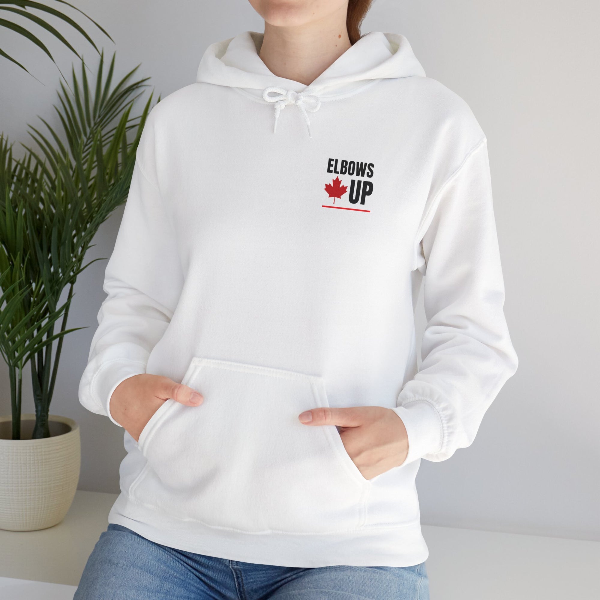 Elbows Up! (Badge) Hoodie