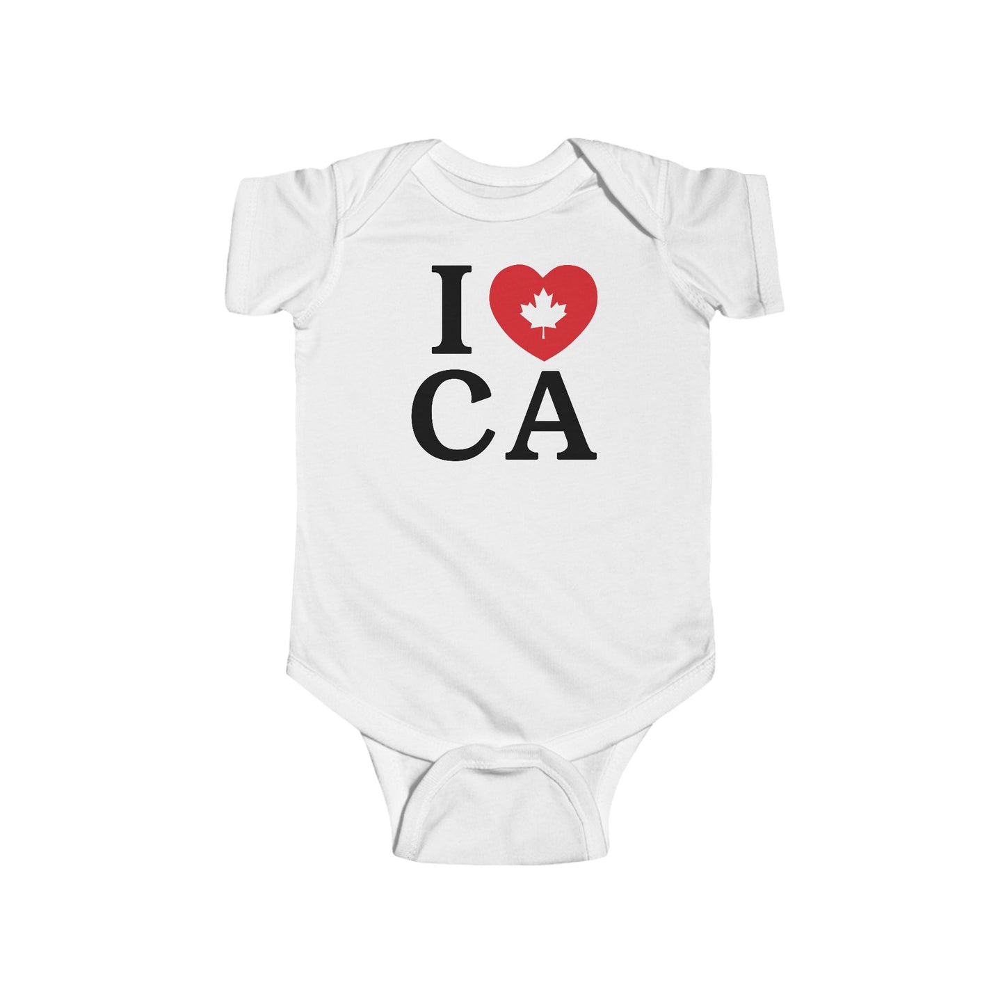 I Love Canada Baby Onesie