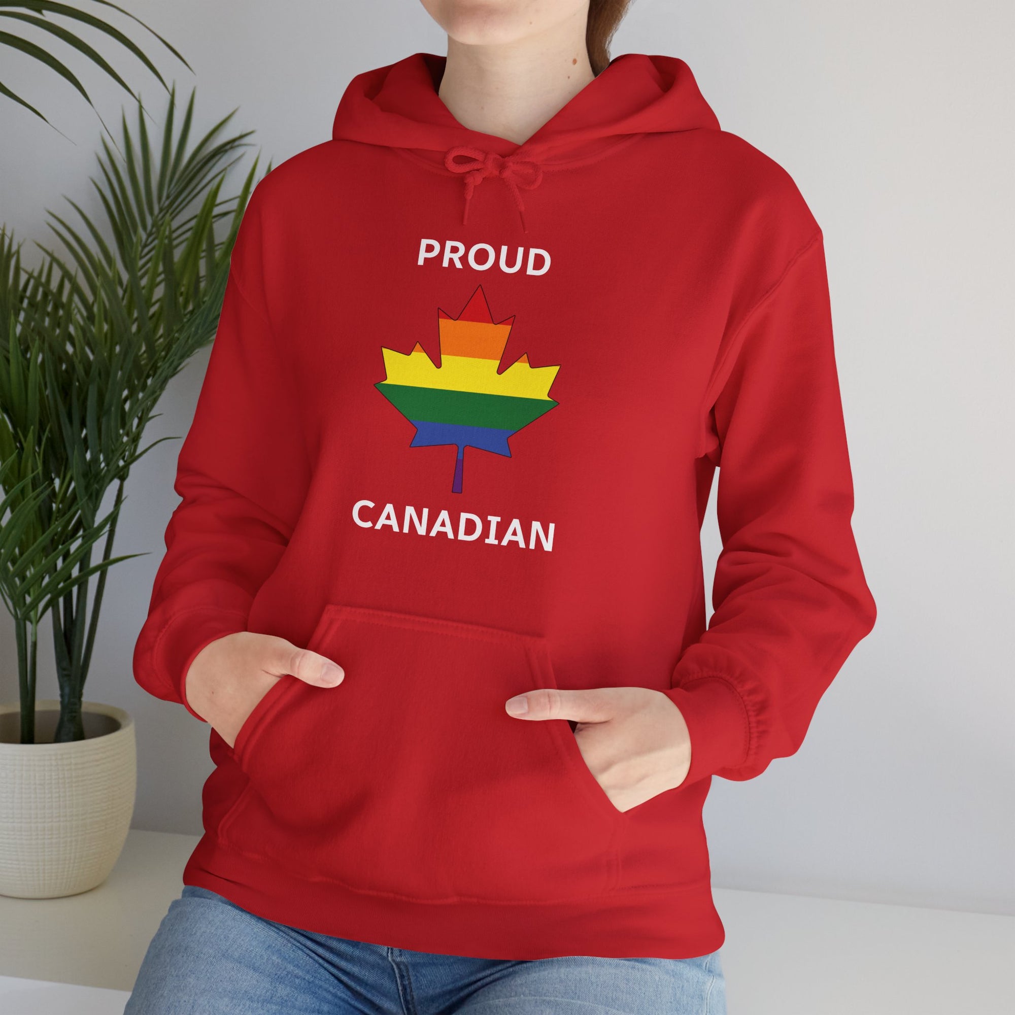 Proud Canadian Maple Leaf Hoodie