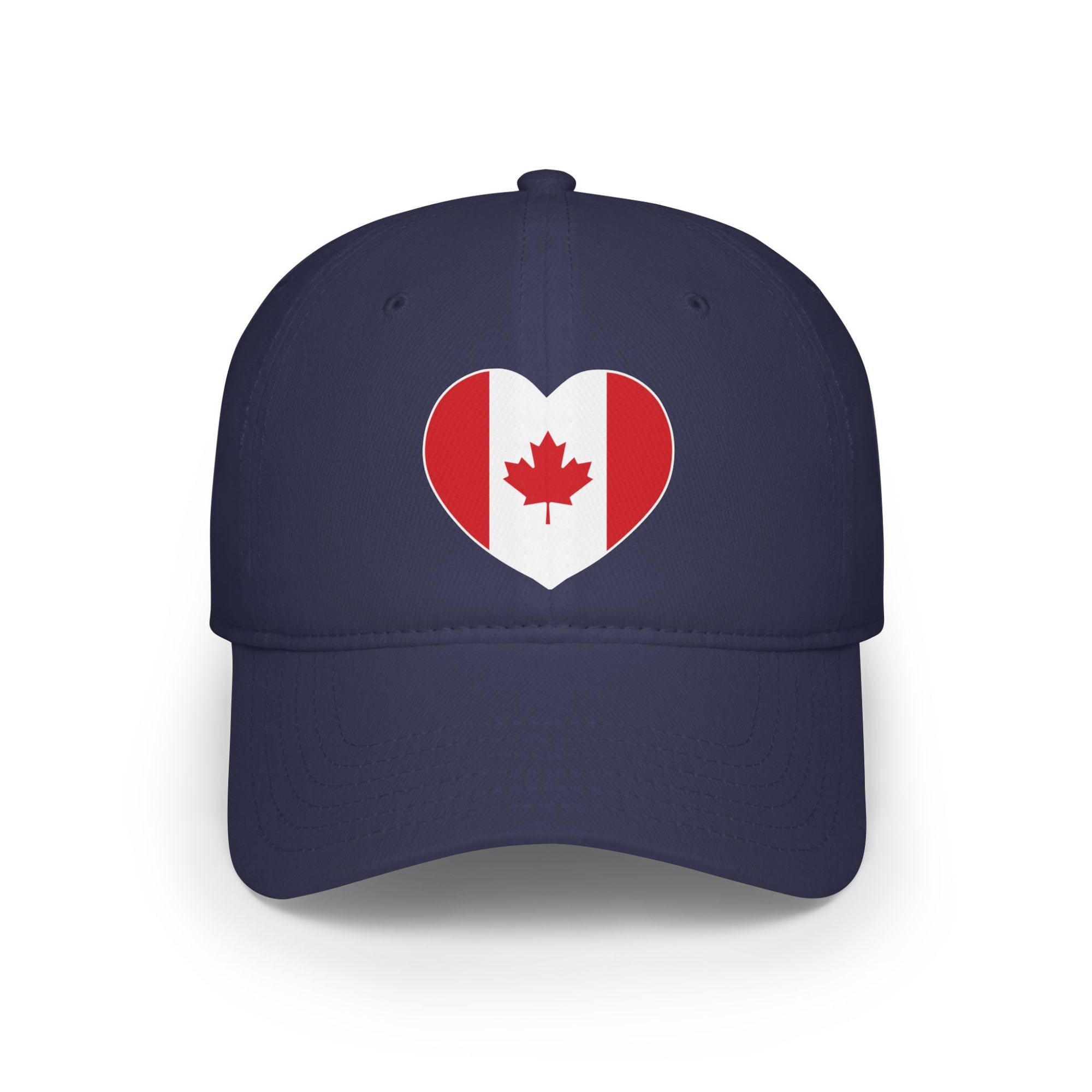 Canada Flag Heart Baseball Cap
