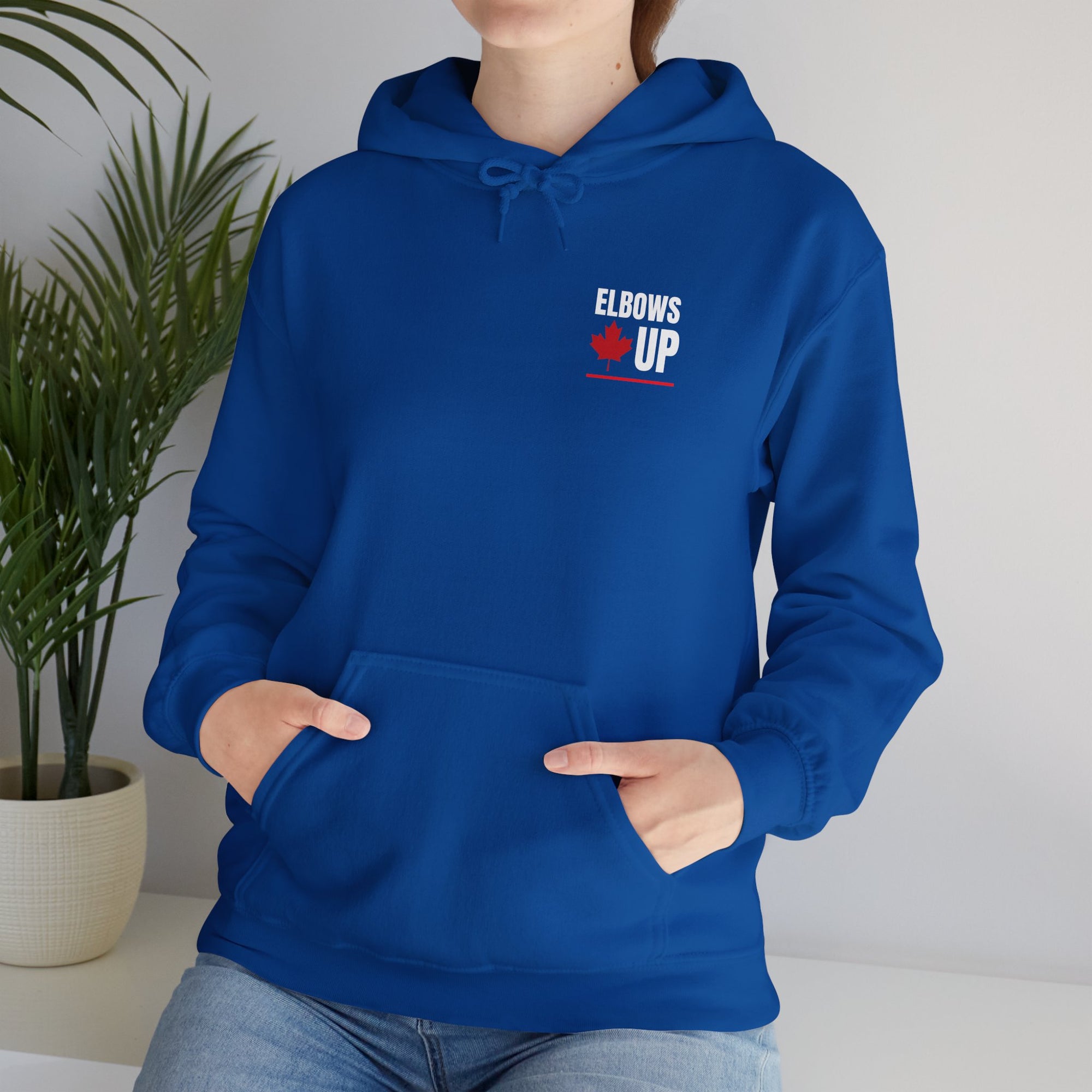 Elbows Up! (Badge) Hoodie